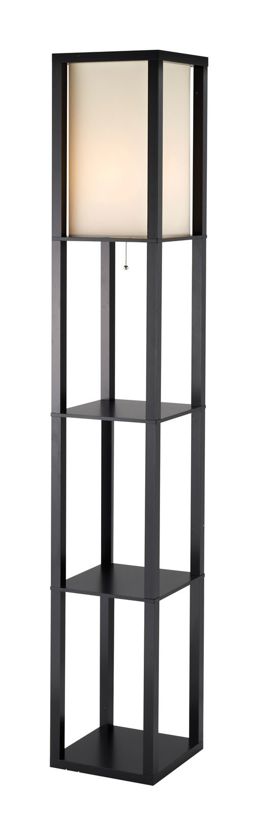 Details About Adesso 3193 Titan Single Light 72 High Column Floor Lamp Black