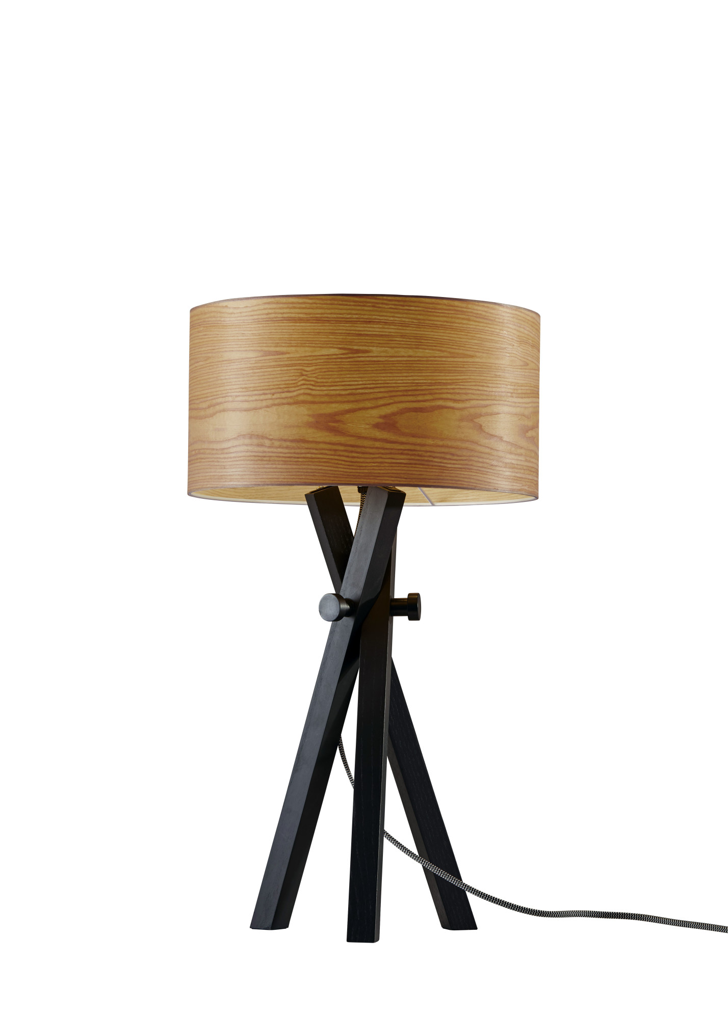 Details About Adesso 6206 01 Bronx 1 Light 27 Tall Tripod Table Lamp Black