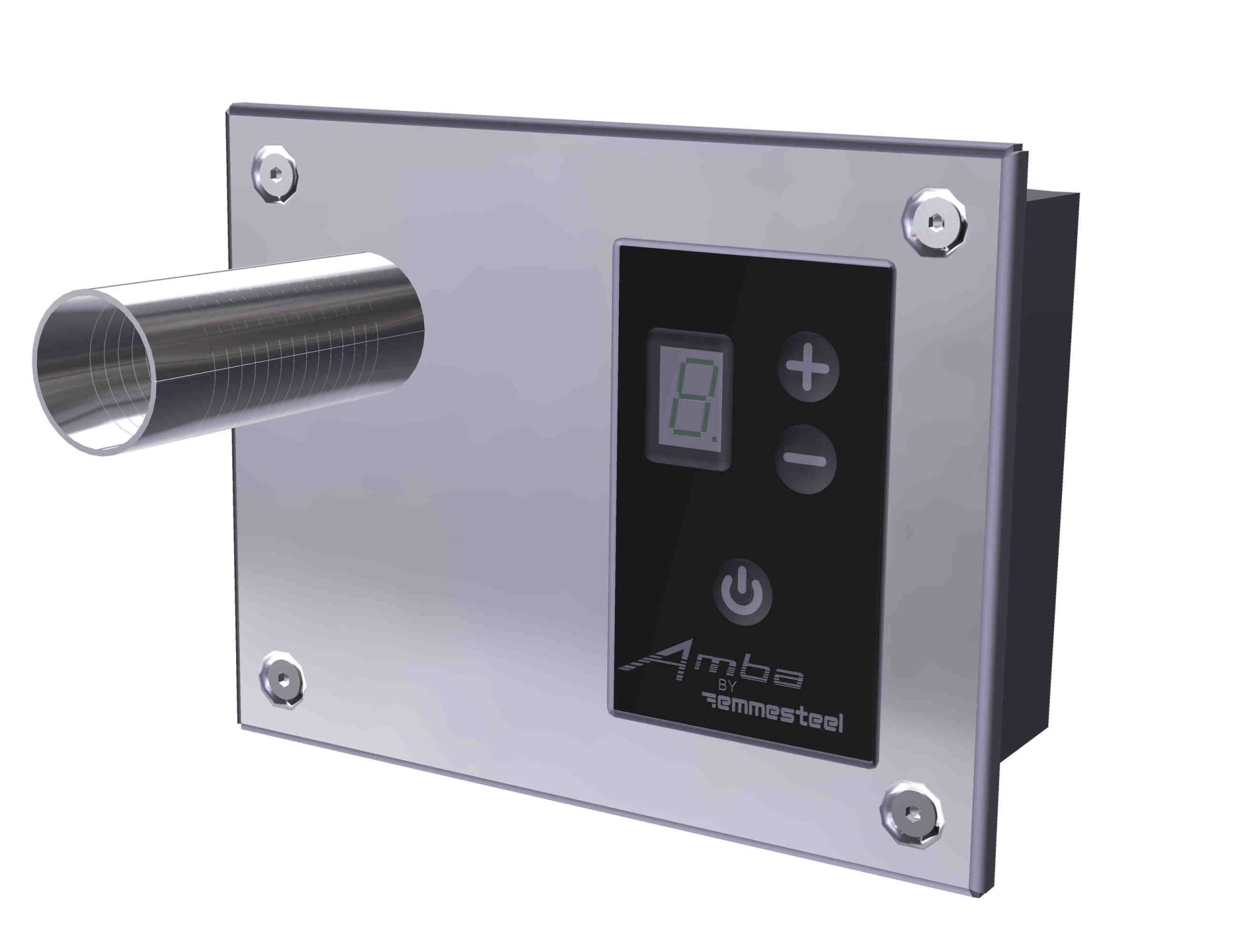 Amba ATWDHC Brushed Towel Warmer Digital Led Heat Controller Interface