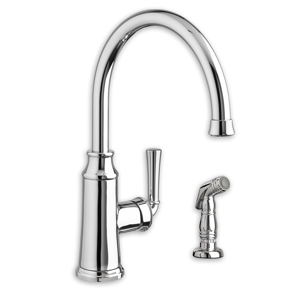 Details About American Standard 4285 051 F15 Portsmouth High Arc Kitchen Faucet With Side Spra