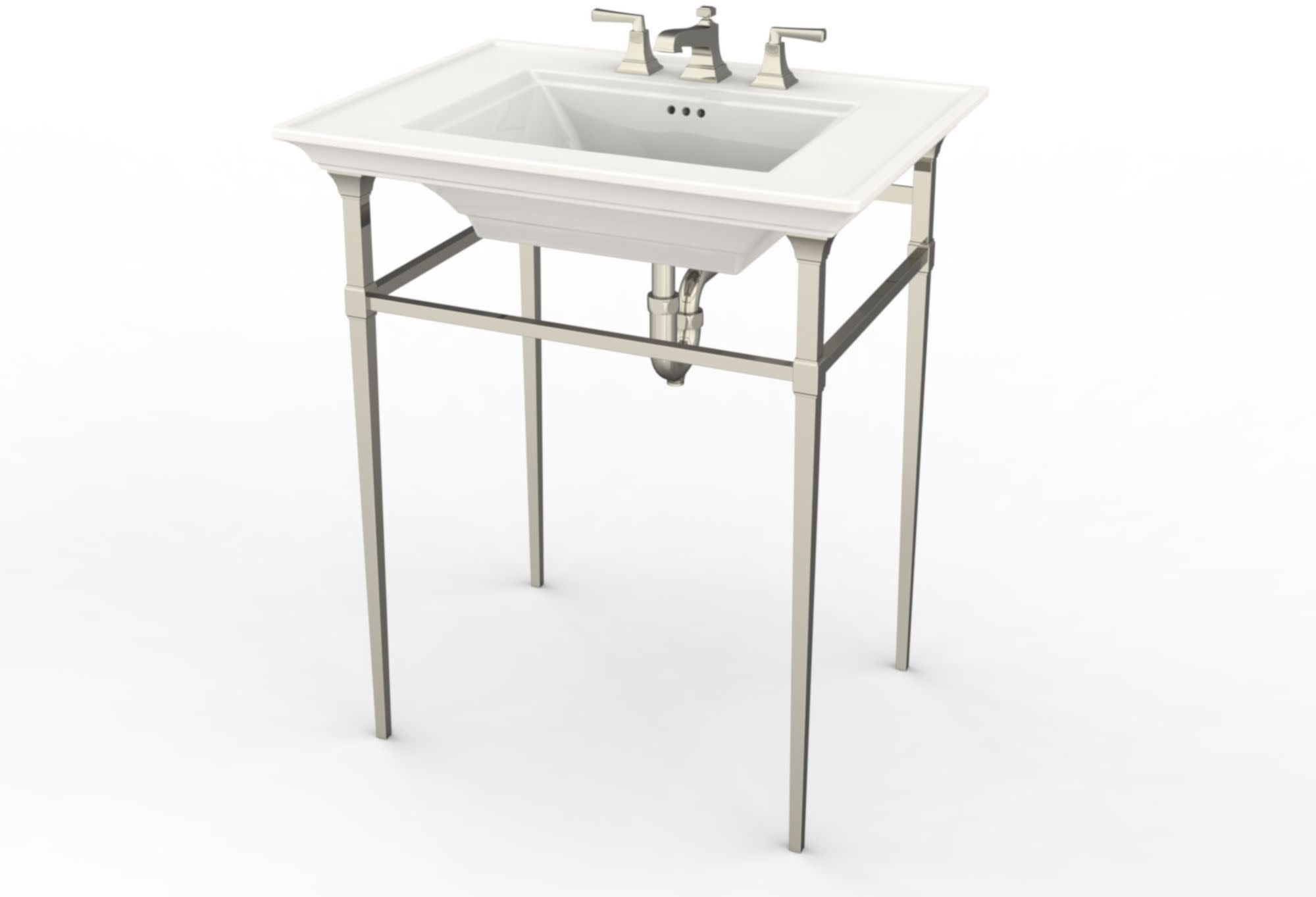 American Standard 8721.000 Chrome Town Square S Metal Lavatory Console