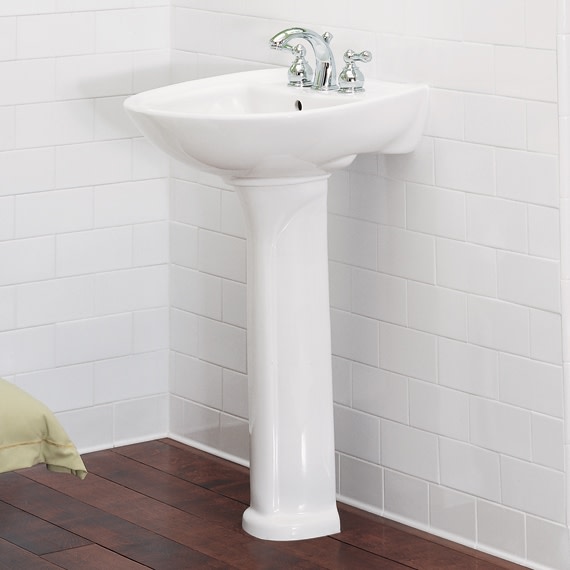 American Standard 0236.008 Cadet Pedestal Sink Only White eBay