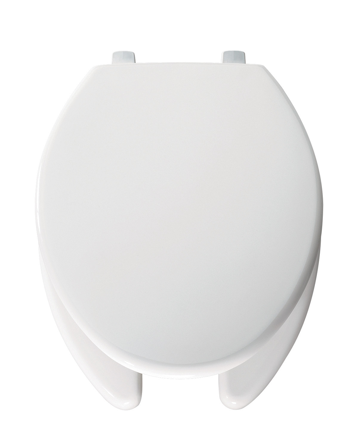 Bemis 7850TDG White Elongated Plastic Toilet Seat With Duraguard & Sta