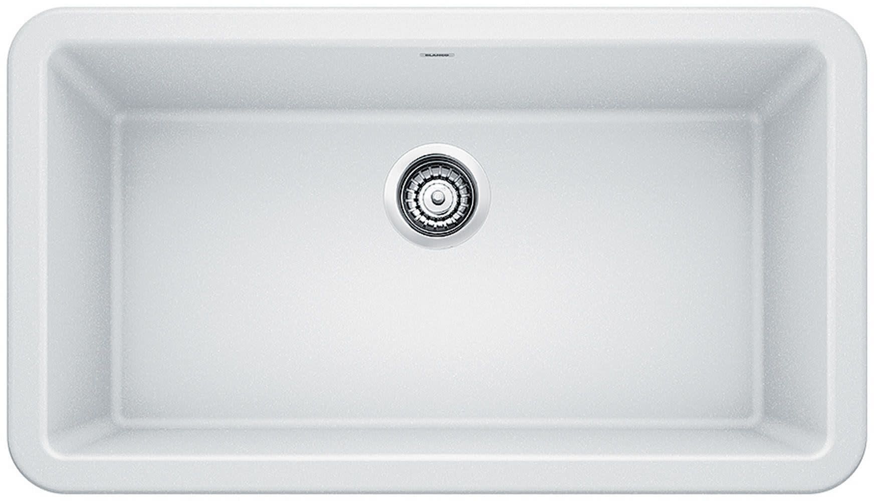 blanco ikon 33 farmhouse single basin silgranit kitchen sink