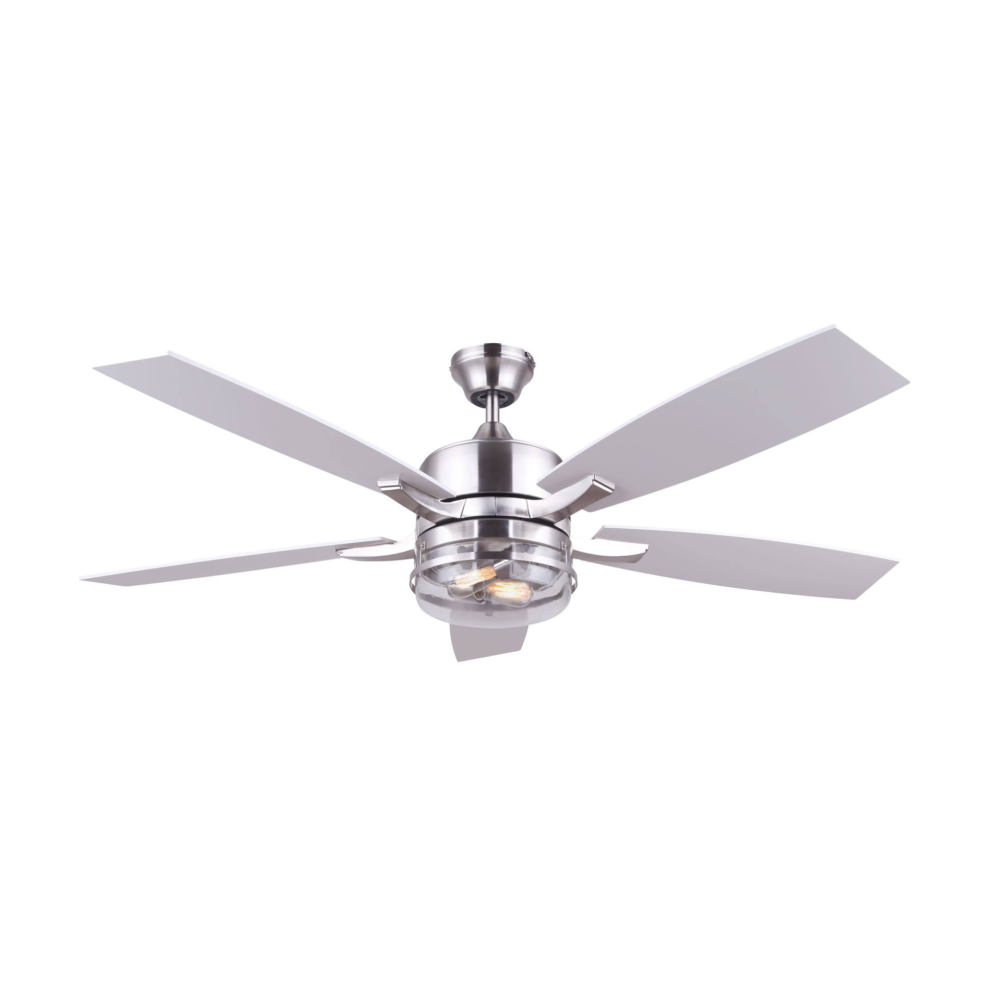 Details About Canarm Renda 52 Renda 52 5 Blade Indoor Ceiling Fan Remote Nickel