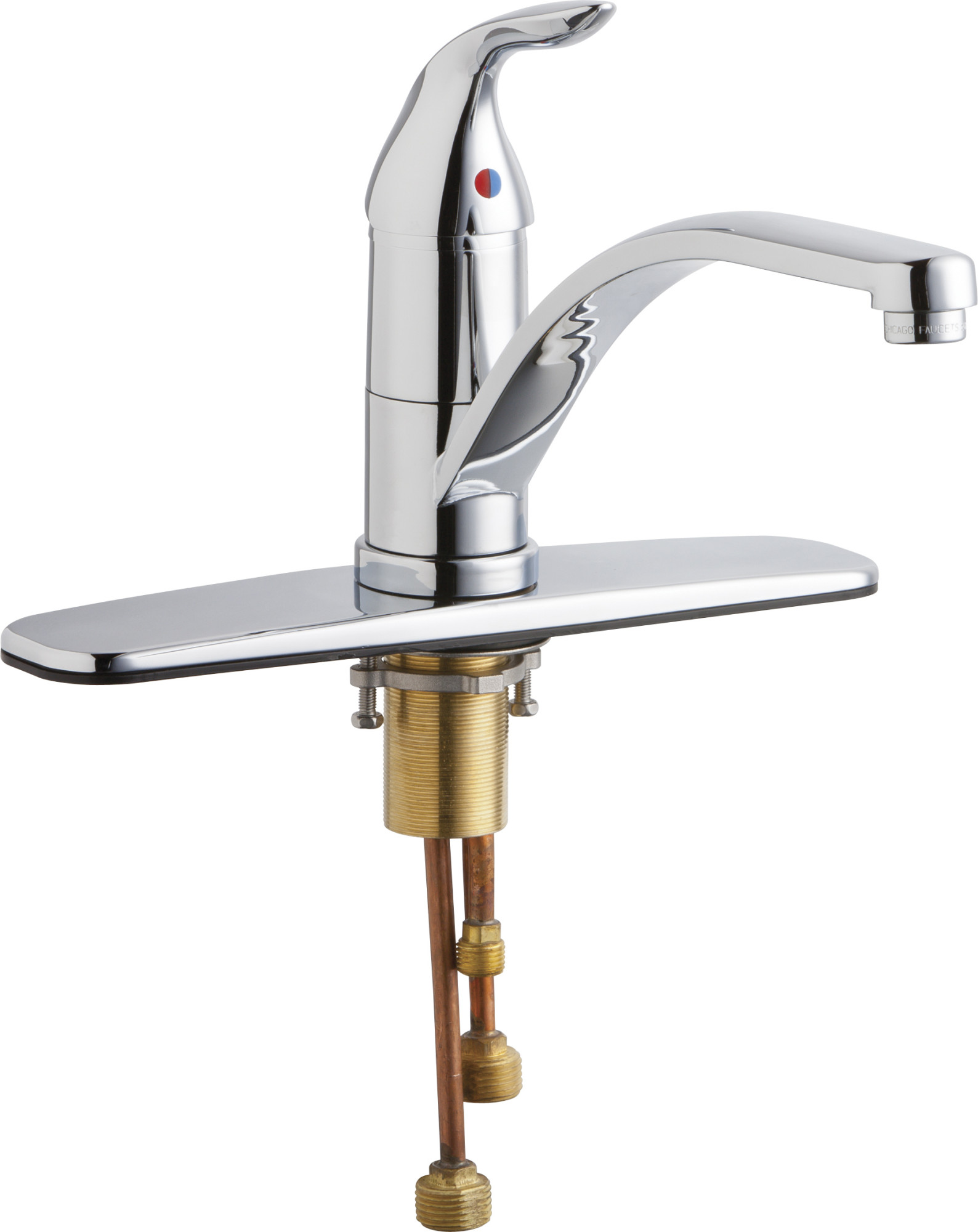 Chicago Faucets 431 AB Commercial Grade Kitchen Faucet Chrome 611943473303 EBay