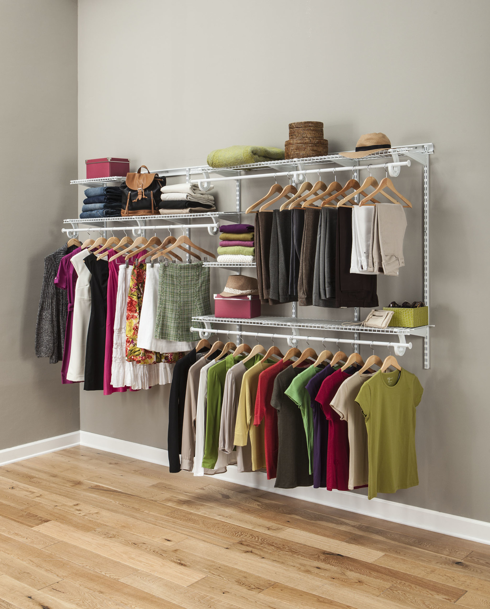 ClosetMaid 209100 ShelfTrack 7 to 10 Foot Wide Closet System Kit