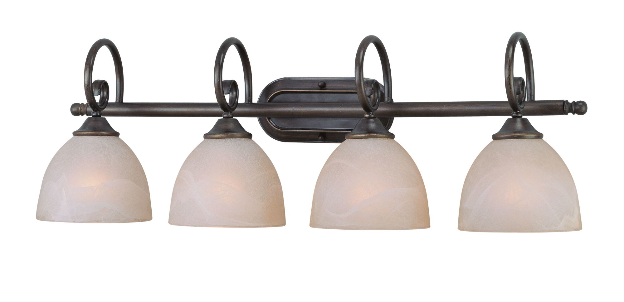 Craftmade 25304 Bronze Raleigh 4Light Bathroom Vanity Light 31