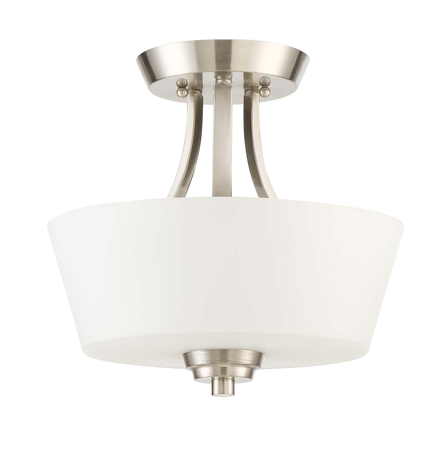 Craftmade 41952 Grace 2 Light 13"W SemiFlush Drum Ceiling Nickel eBay