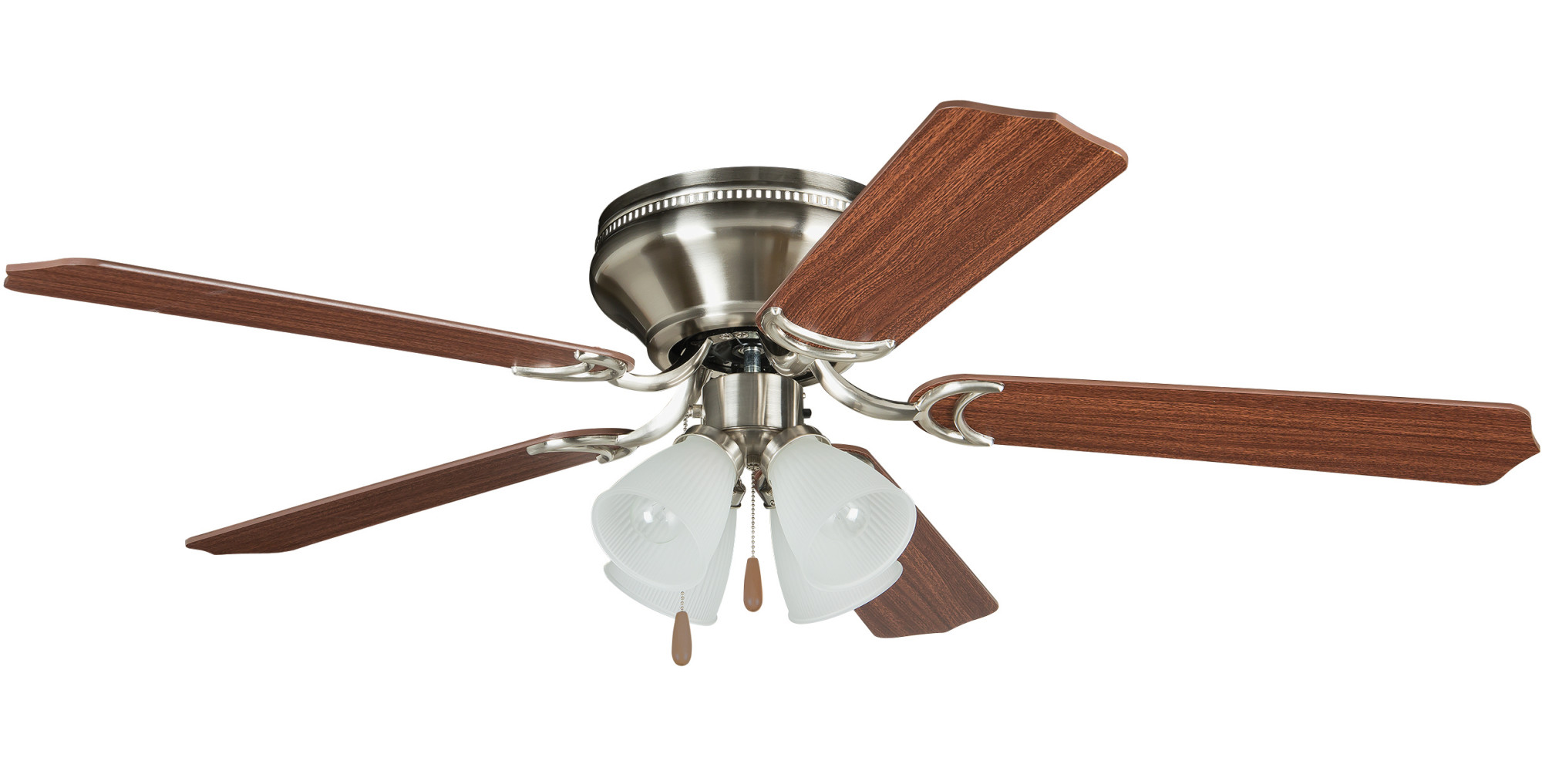 Craftmade BRC525C Brilliante 52" 5 Blade Hugger Ceiling Fan Nickel