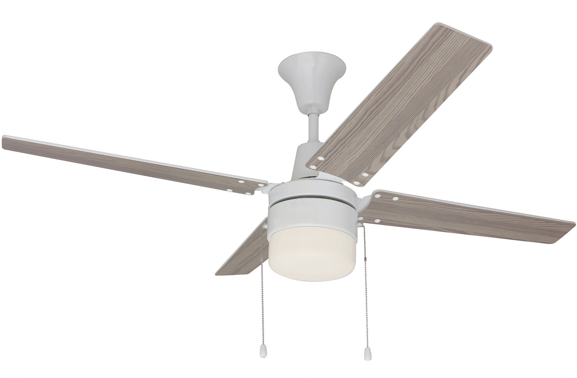Craftmade CON484C1 Connery 48" 4 Blade Ceiling Fan Blades and White