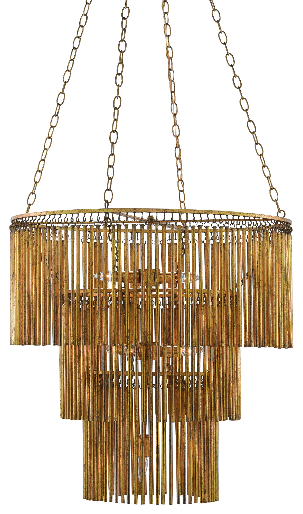 Details About Currey And Company 9000 0247 Mantra 7 Light 30 Wide Chandelier Gold Leaf
