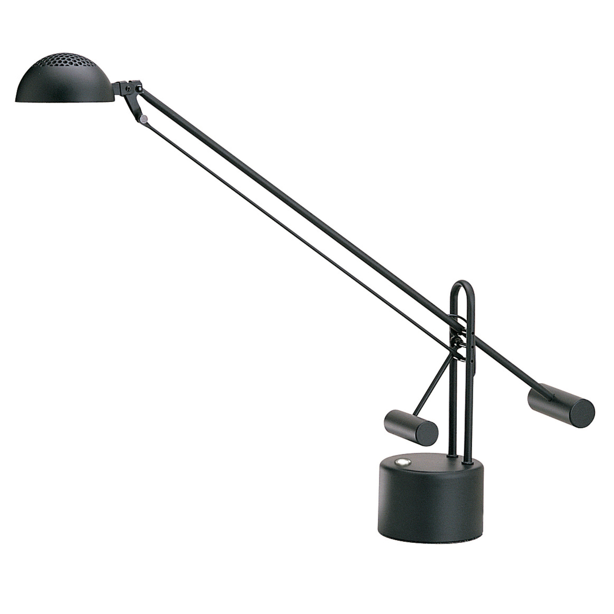 Dainolite DLED102 Black Single Light 28&quot;H Integrated Led Boom Arm Desk