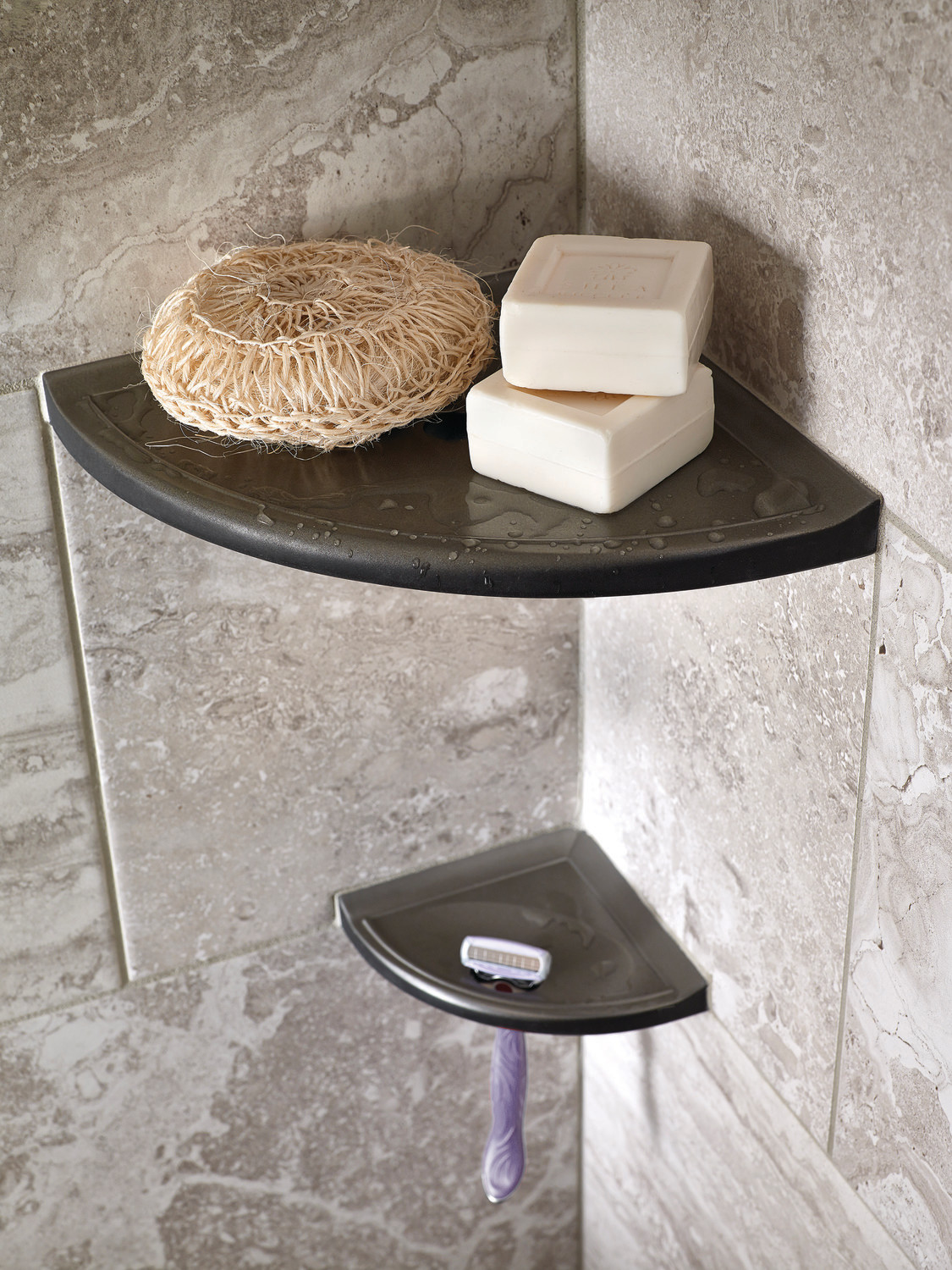 daltile corner shelf installation