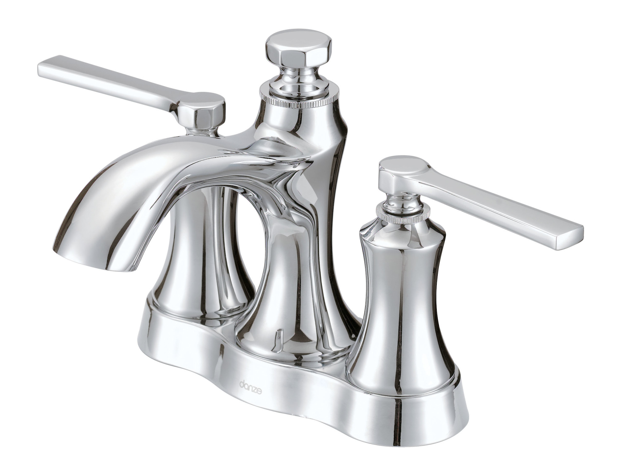 Danze D307028 Draper 1.2 GPM Centerset Bathroom Faucet and PopUp Chrome eBay