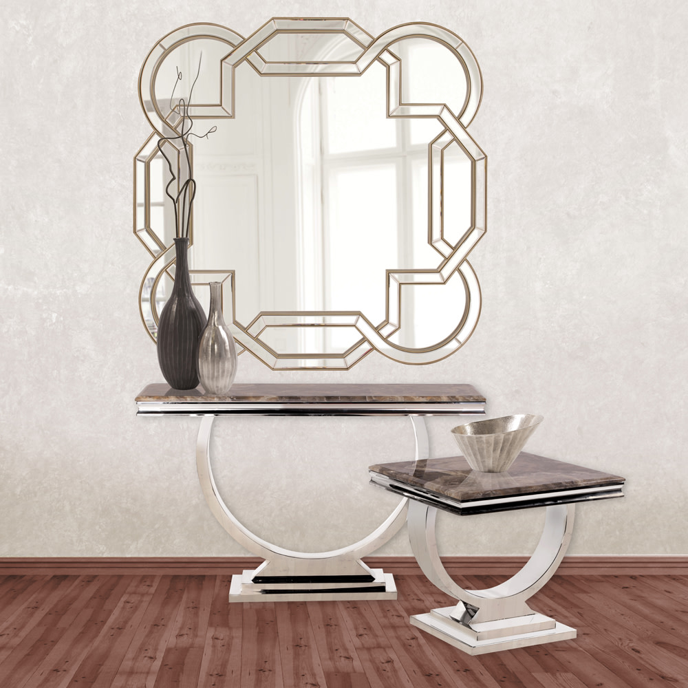 Delacora HE-29001 Aleena 48" x 48" Geometric Art Deco Wall ...