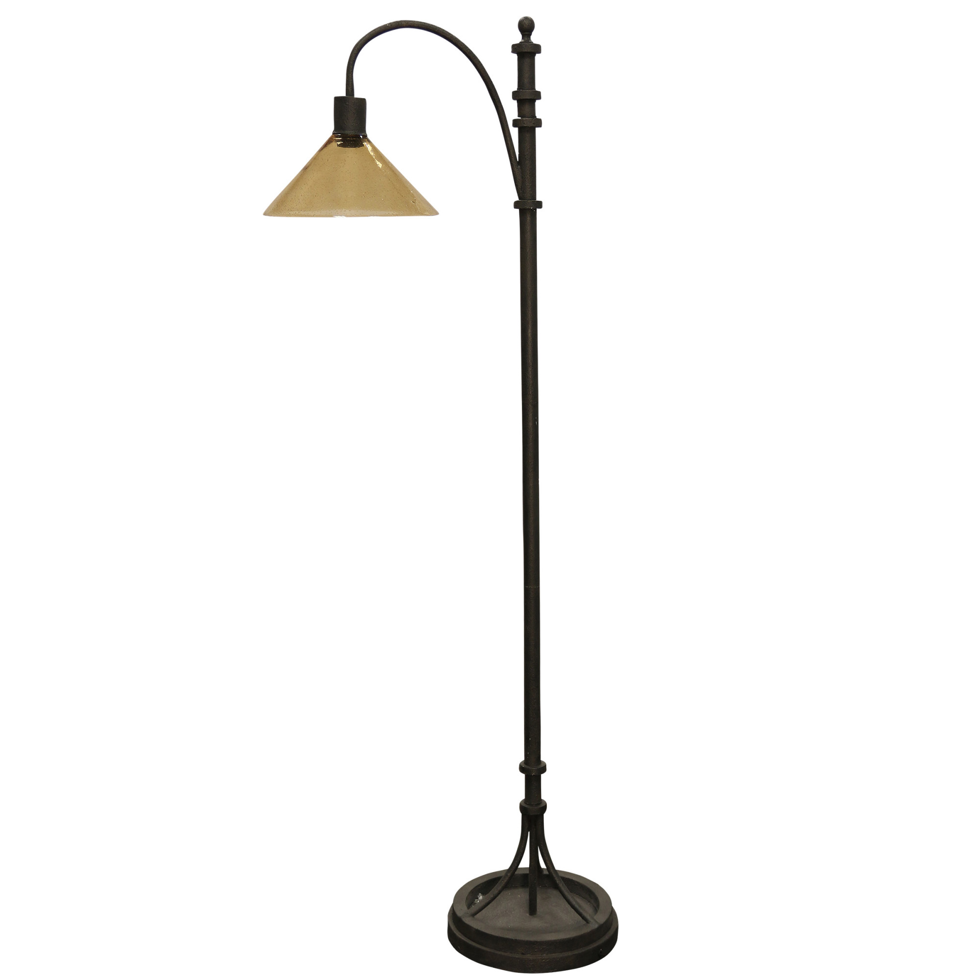 Delacora Sc L73016 Boulevard 65 3 Tall Gooseneck Floor Lamp With Delacora Sc L73016 Boulevard 65 3 Tall Gooseneck Floor Lamp With Dimpled Glass