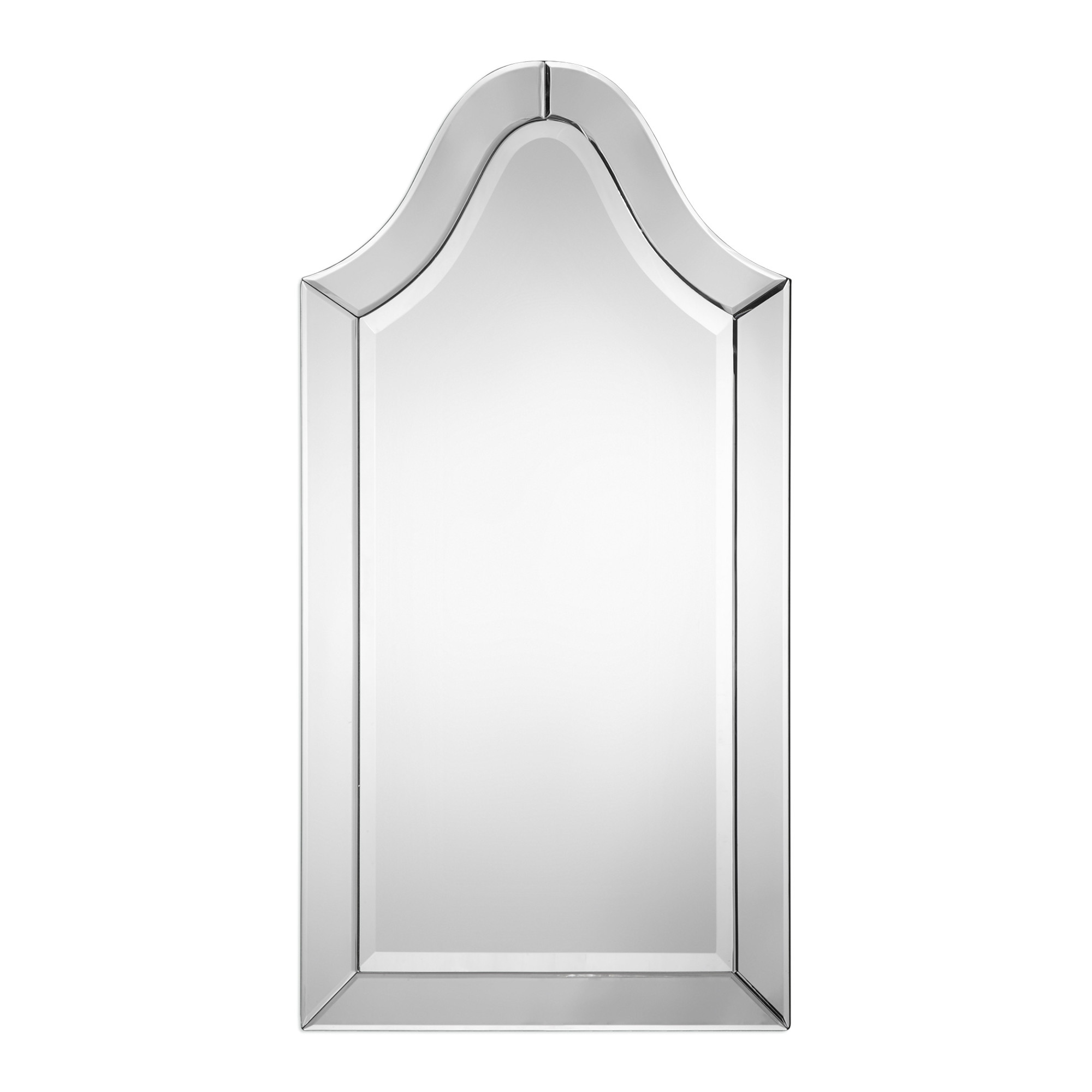 Delacora Um W00400 40 X 21 Arched Cathedral Top Wall Mirror