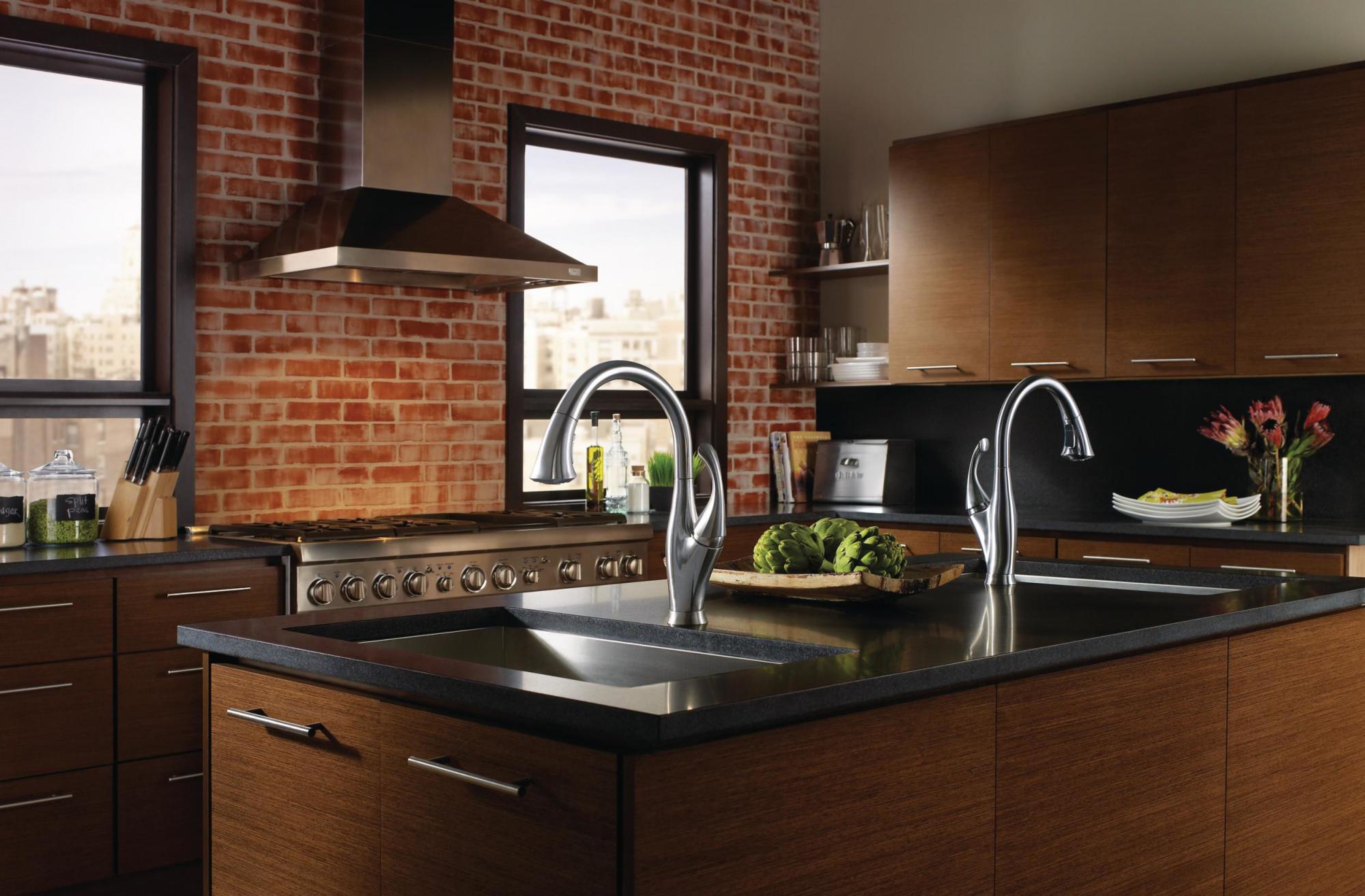 Delta 9192-DST Addison Pull-Down Kitchen Faucet - Chrome | eBay