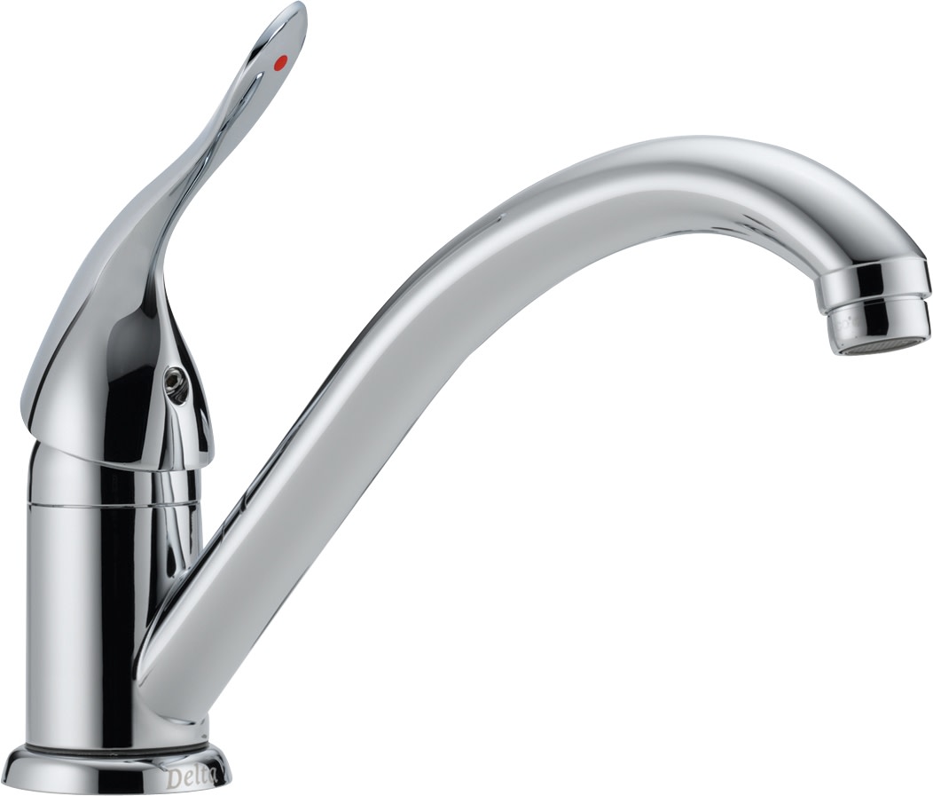 Details About Delta 101lf Hdf Classic Kitchen Faucet Includes Lifetime Warranty Chrome