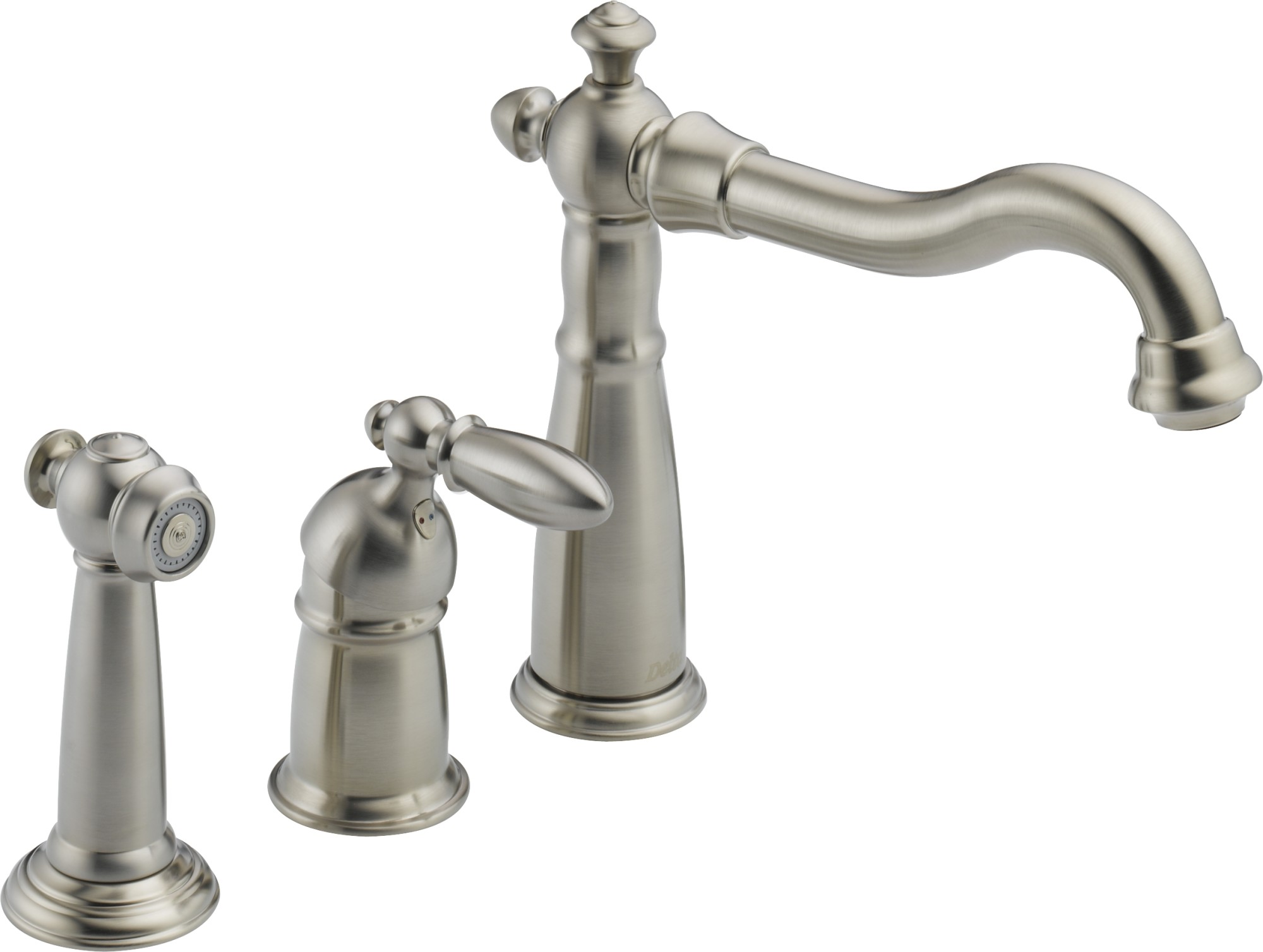 Delta 155-DST Victorian Kitchen Faucet - Brilliance Stainless