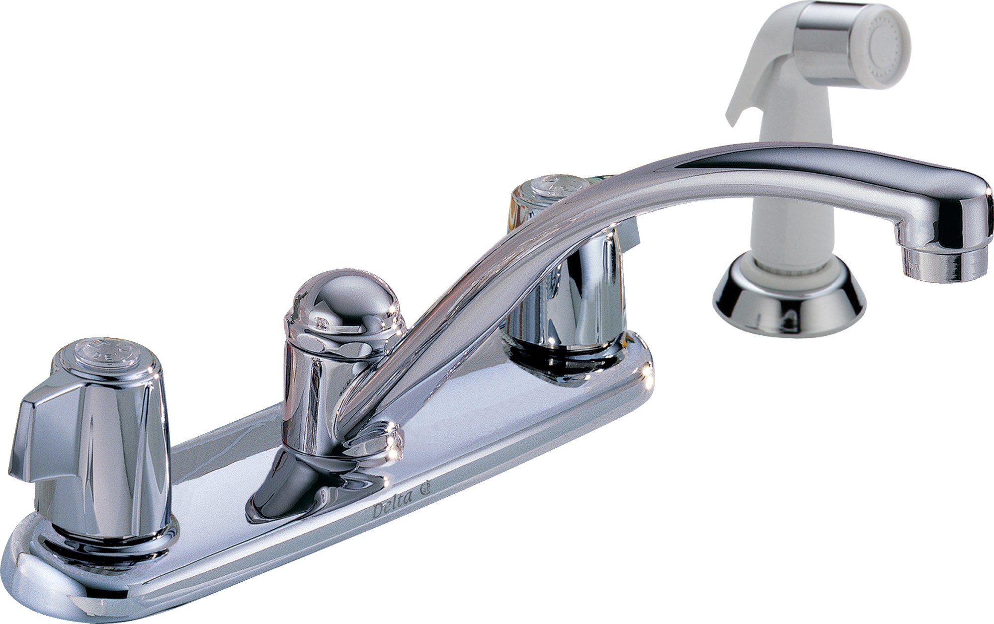 Delta 2400LF Classic Kitchen Faucet - Chrome | eBay