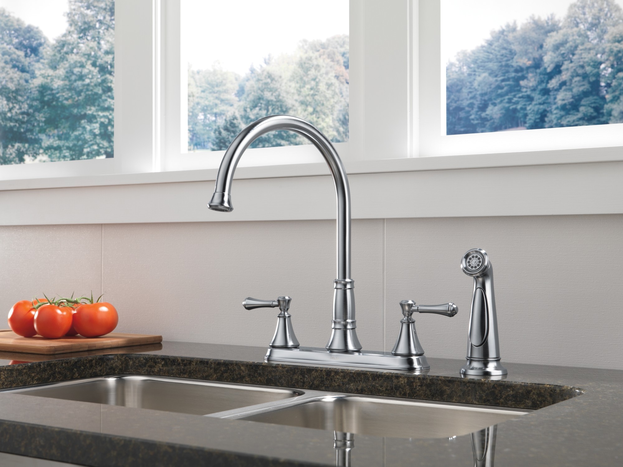 delta cassidy kitchen faucet design