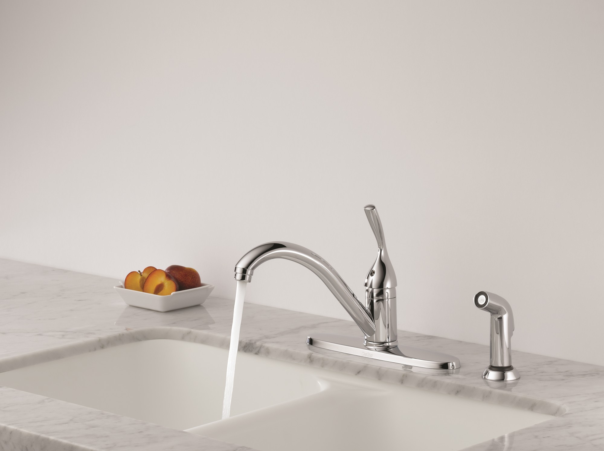 Delta 400-DST Classic Kitchen Faucet - Chrome | eBay