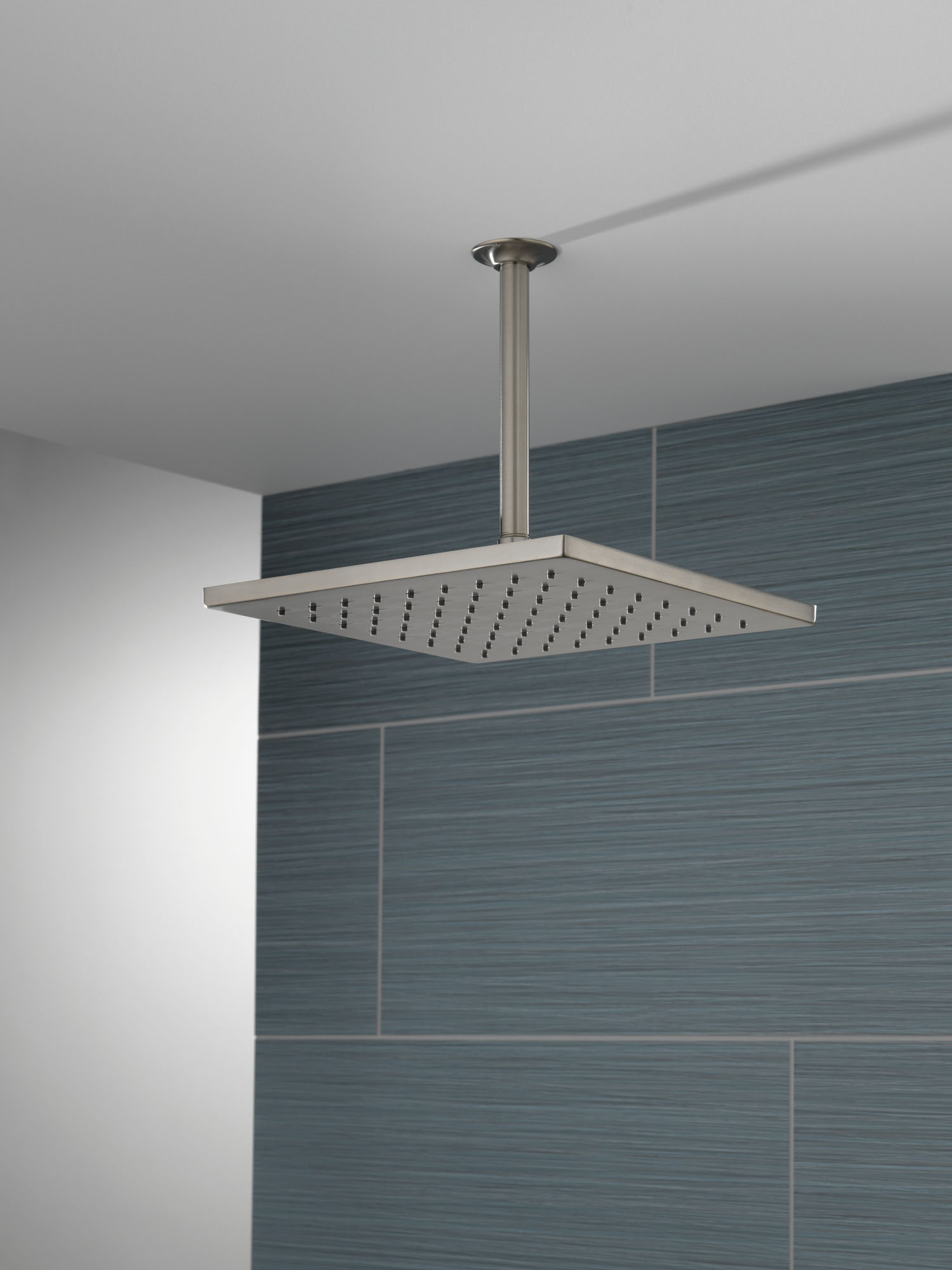 Delta 52159 1.75 GPM 12" Single Function Metal Rain Shower Head Black