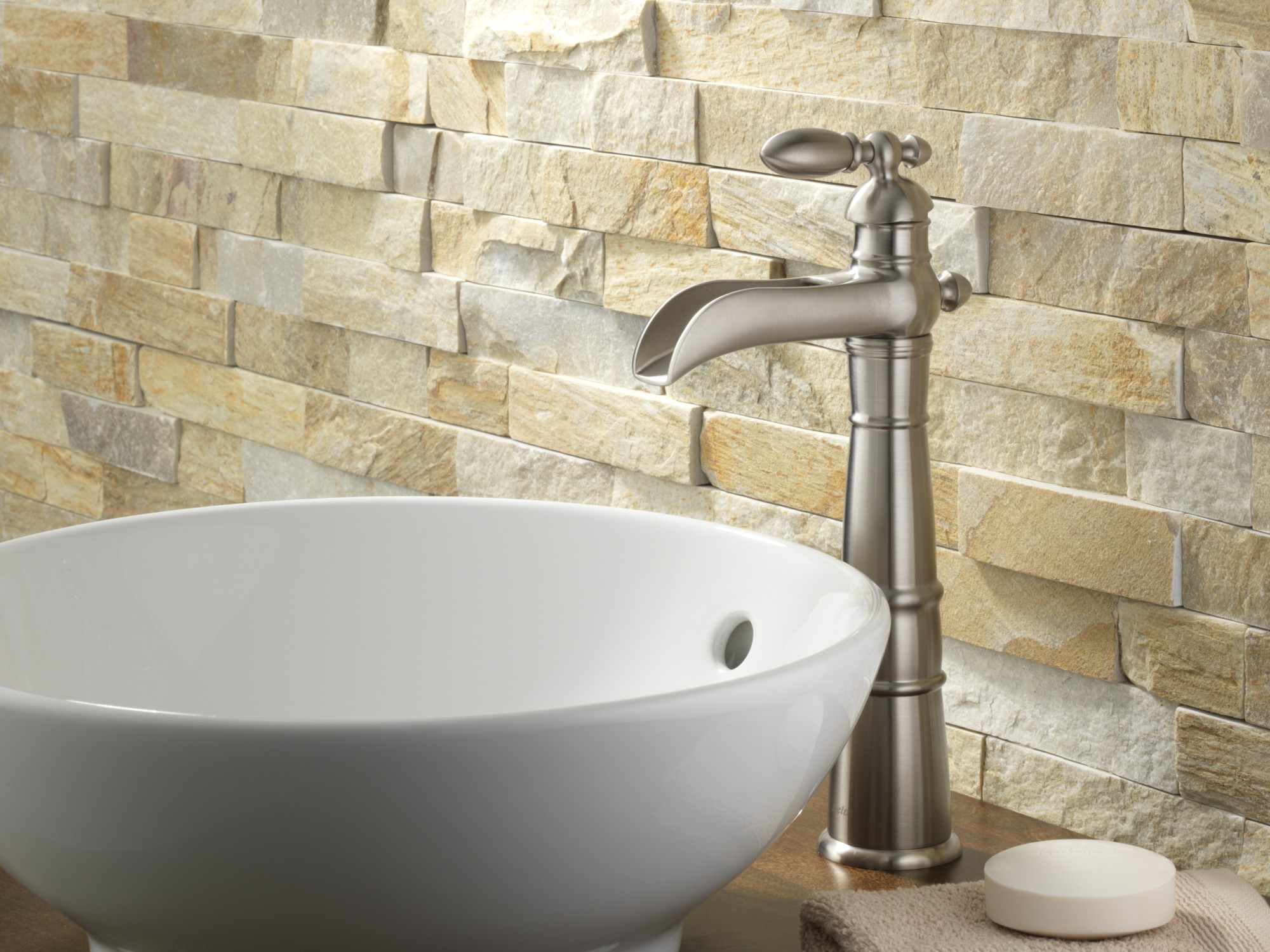 Delta 754LF Victorian 1 Hole Waterfall Bathroom Faucet Bronze eBay