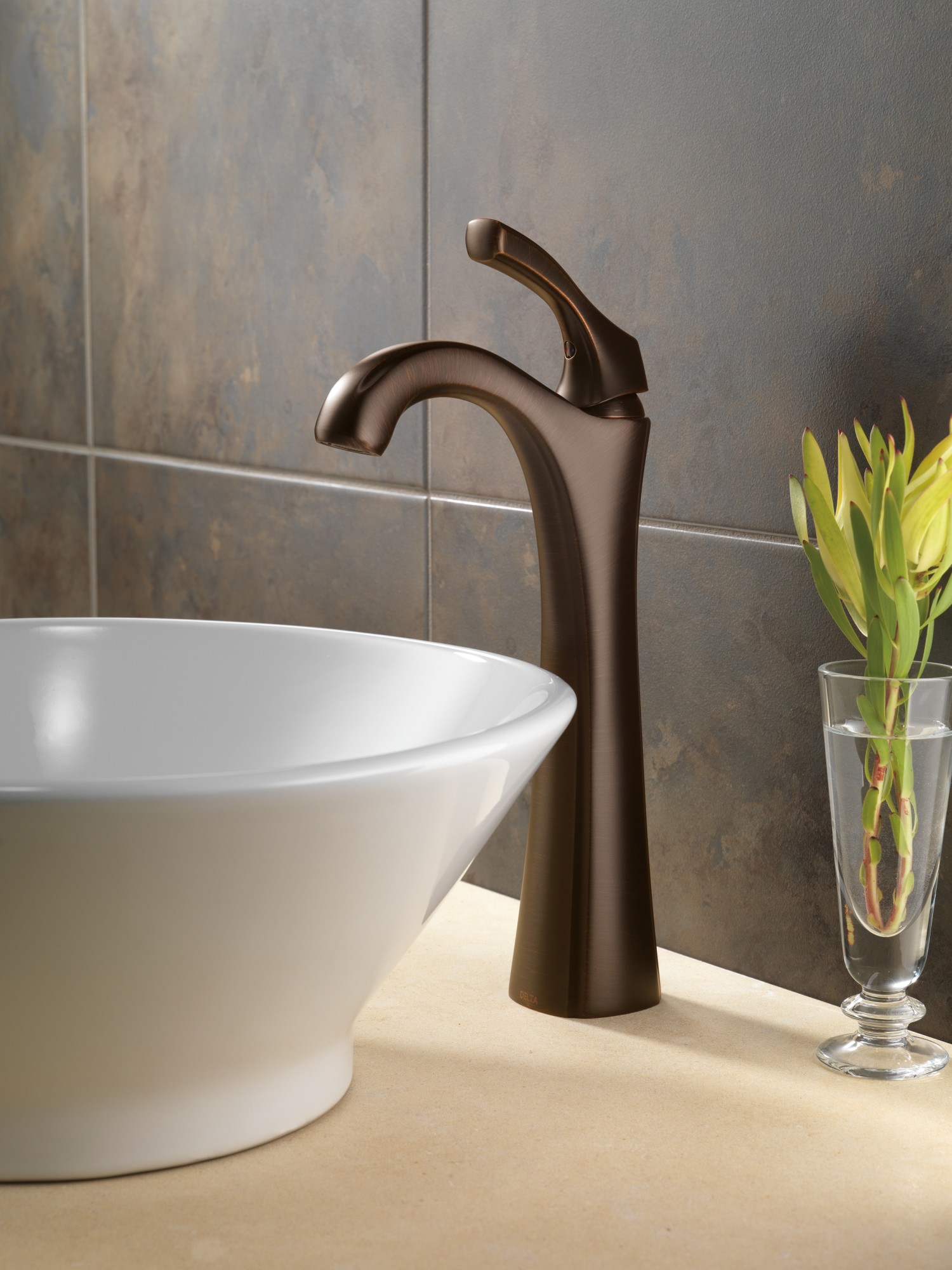 Delta 792-DST Addison Vessel Bathroom Faucet - - Bronze | eBay