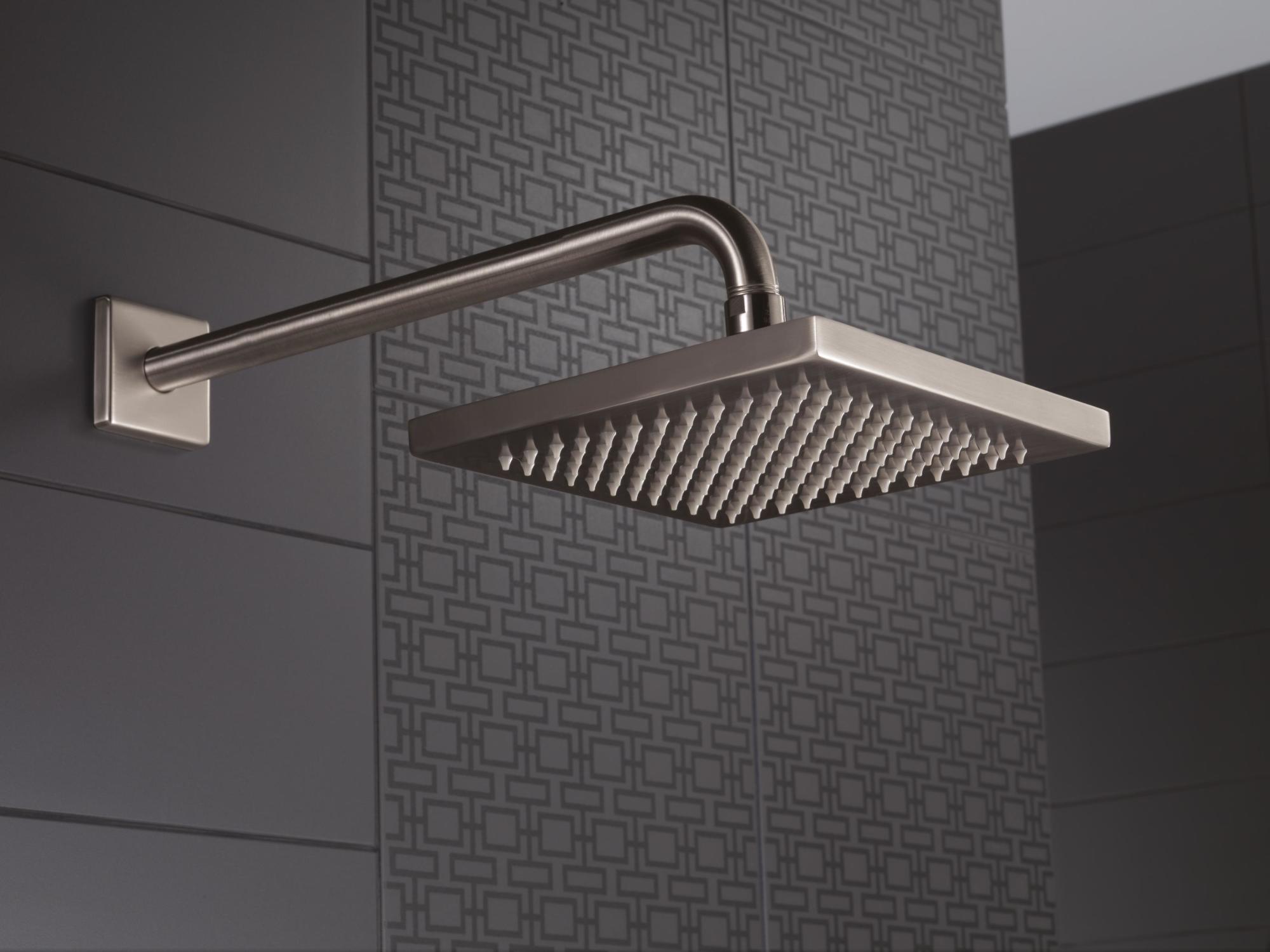Details About Delta Rp53496 2 5 Gpm Arzo 7 11 16 Wide Metal Raincan Shower Head With