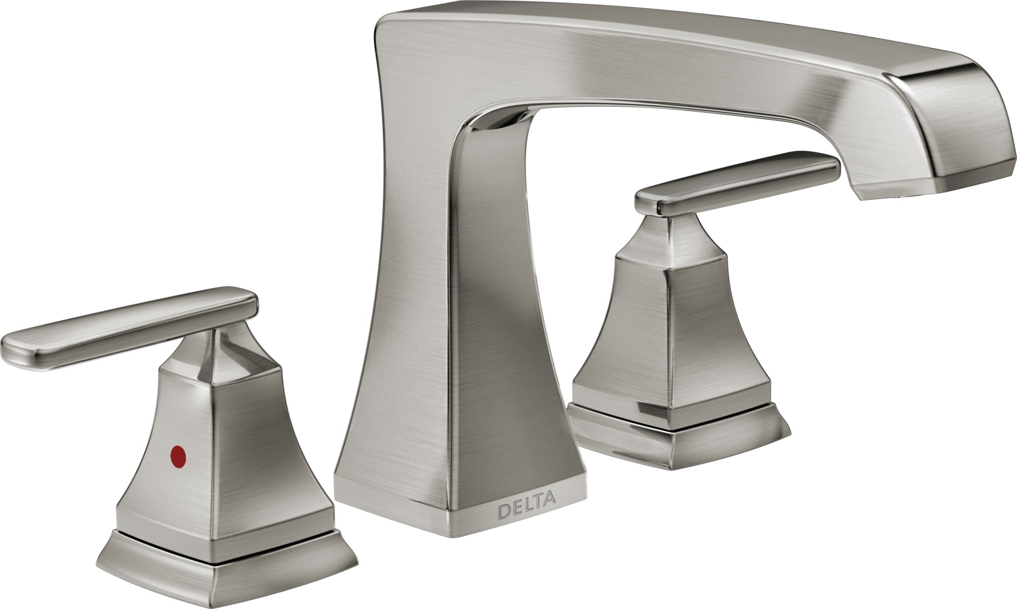 Delta T2764 Ashlyn Deck Mounted Roman Tub Filler Brilliance Stainless