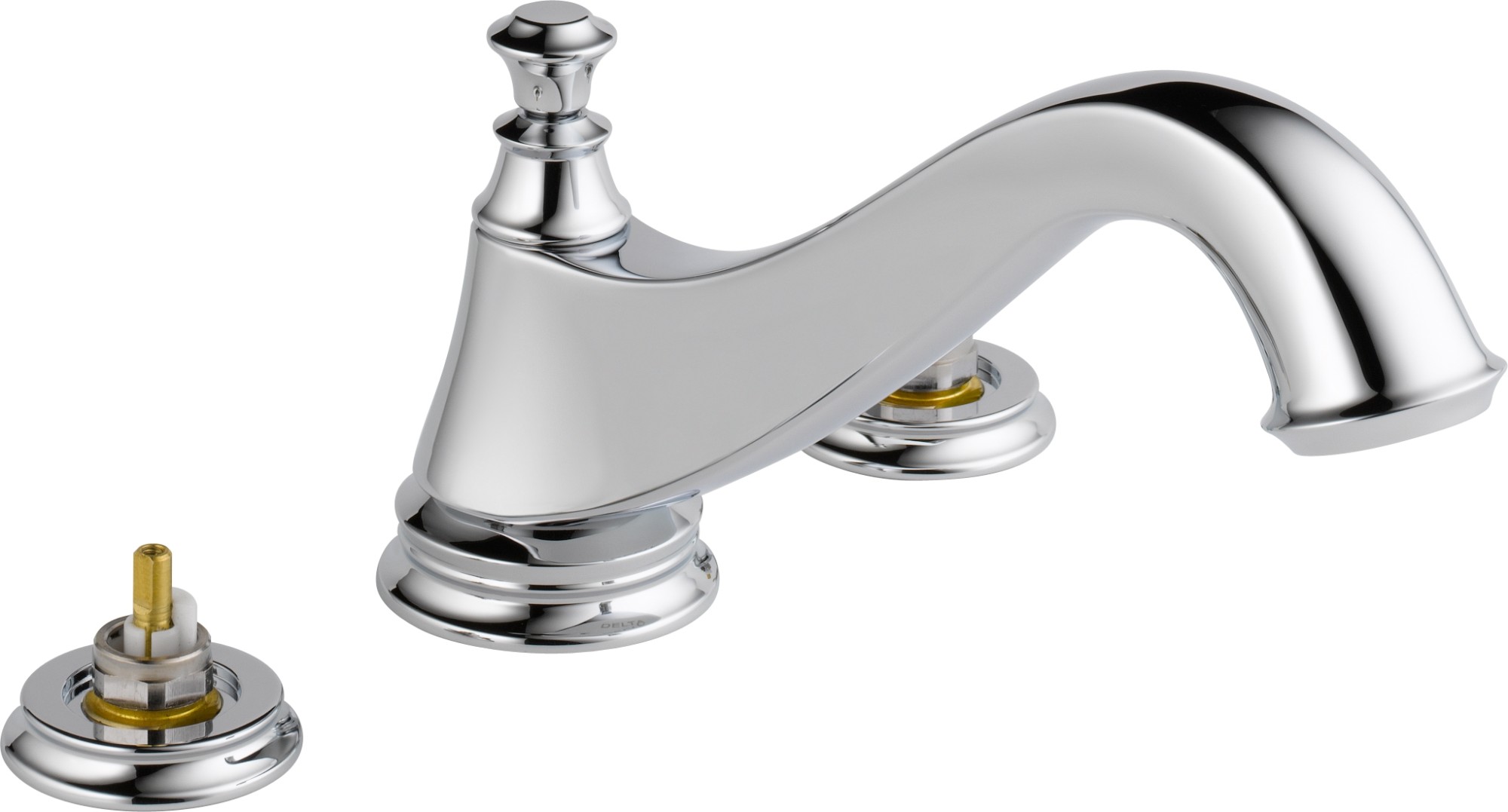 Delta T2795 LHP Cassidy Deck Mounted Roman Tub Filler Trim Chrome   Delta T2795 Lhp 697 