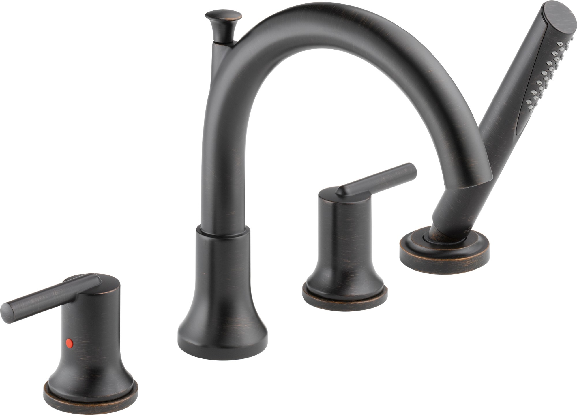 Delta T4759 Trinsic Deck Mounted Roman Tub Filler Bronze eBay