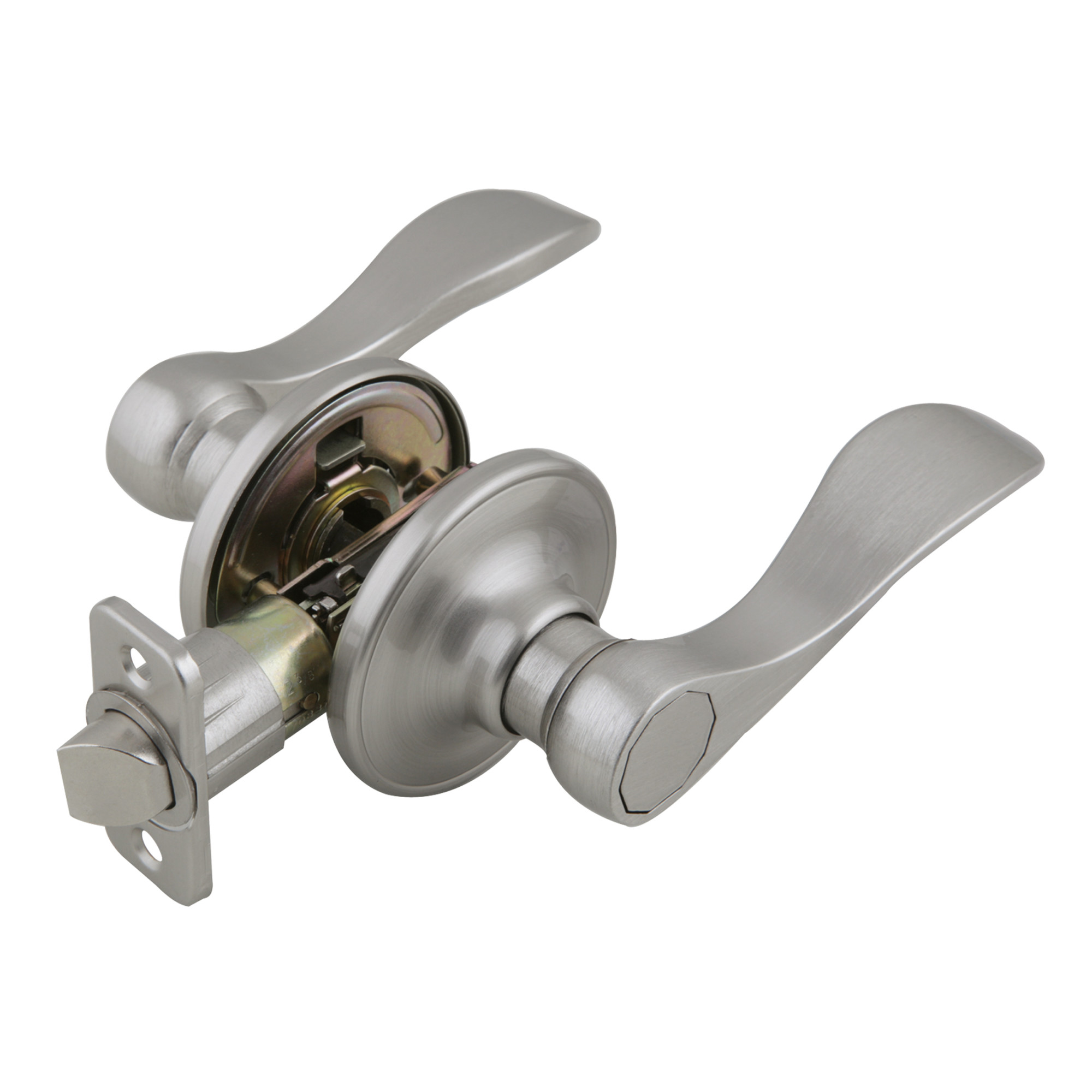 Design House 702126 Nickel Pro Springdale Passage Door Lever Set | eBay