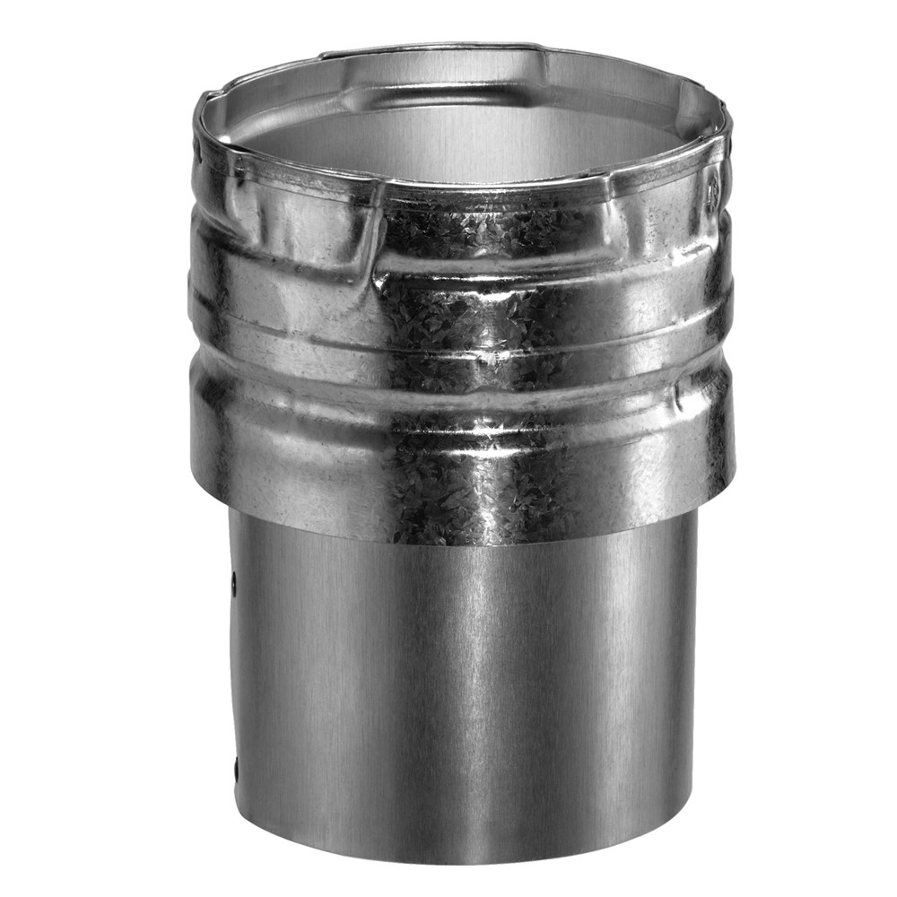 DuraVent 8GVC 8" Inner Diameter - Type B Round Gas Vent Pipe - - Silver ...