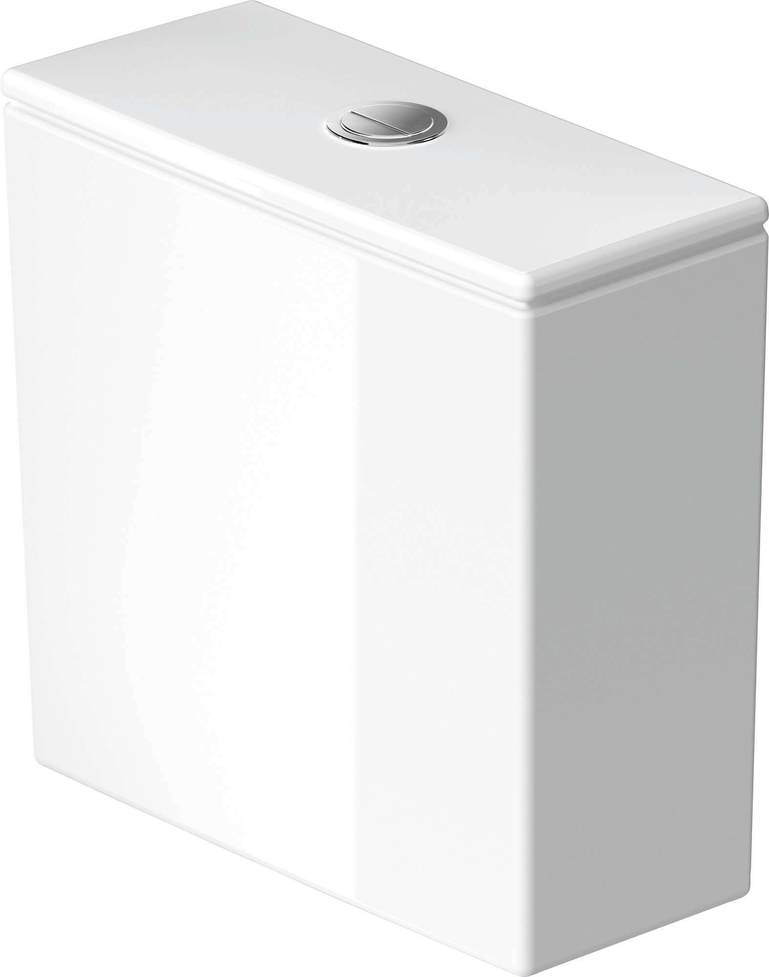 Duravit 093520DUAL DuraStyle 0.8/1.6 GPF Toilet Tank Only Top