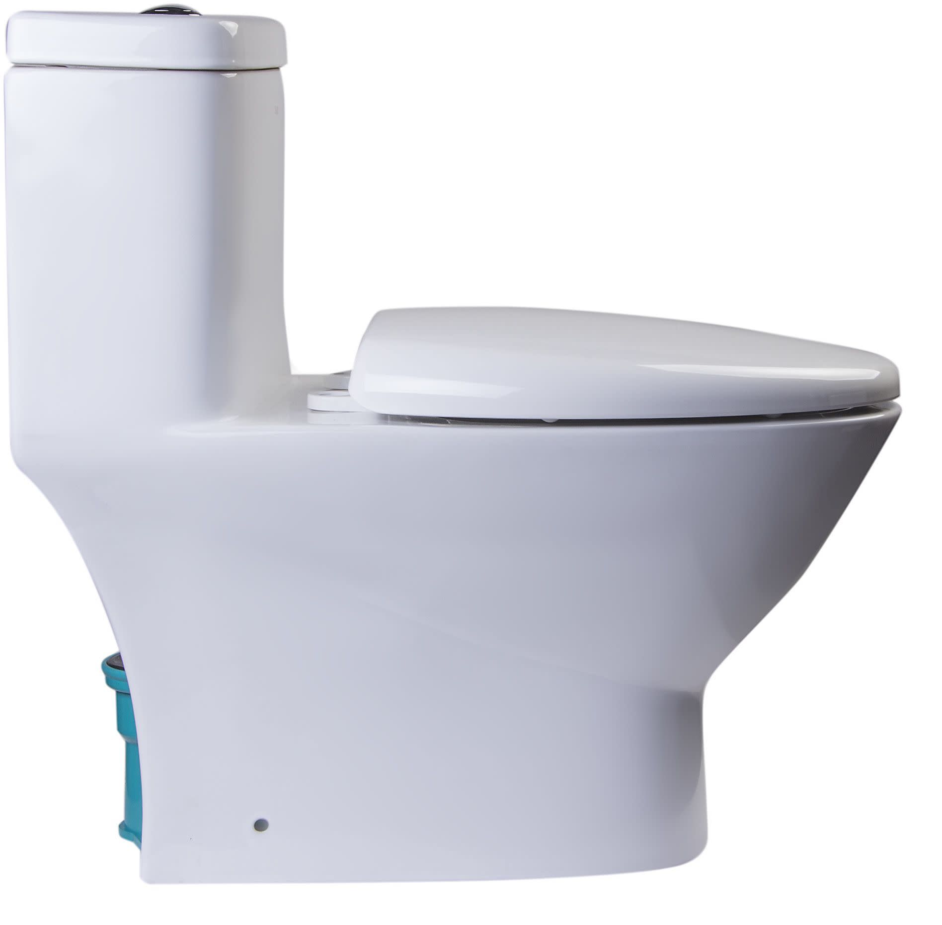 Eago R346SEAT White Elongated ClosedFront Toilet Seat With Soft Close