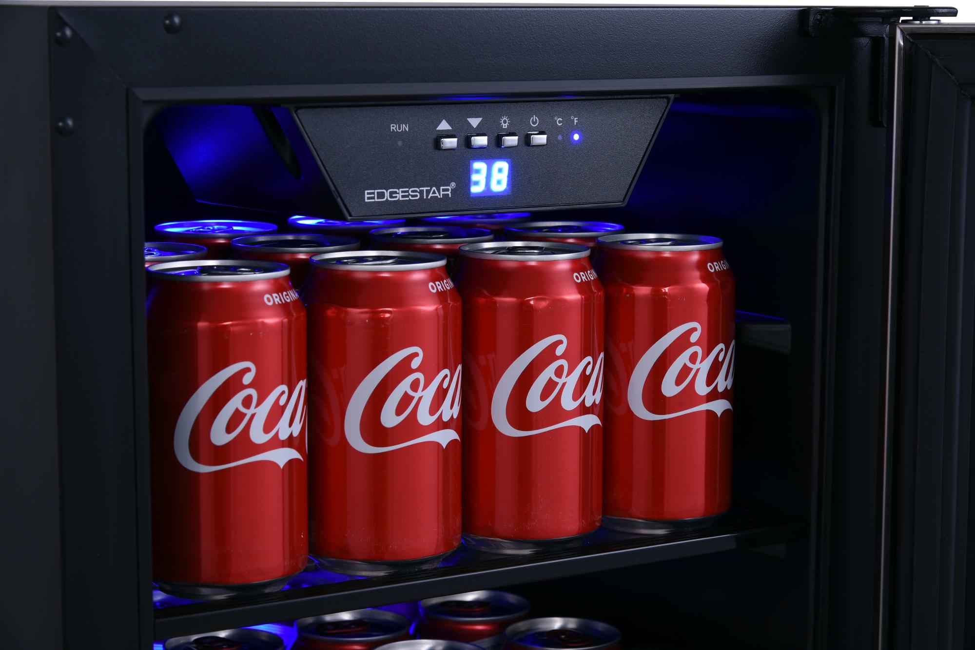 edgestar 80 can beverage cooler