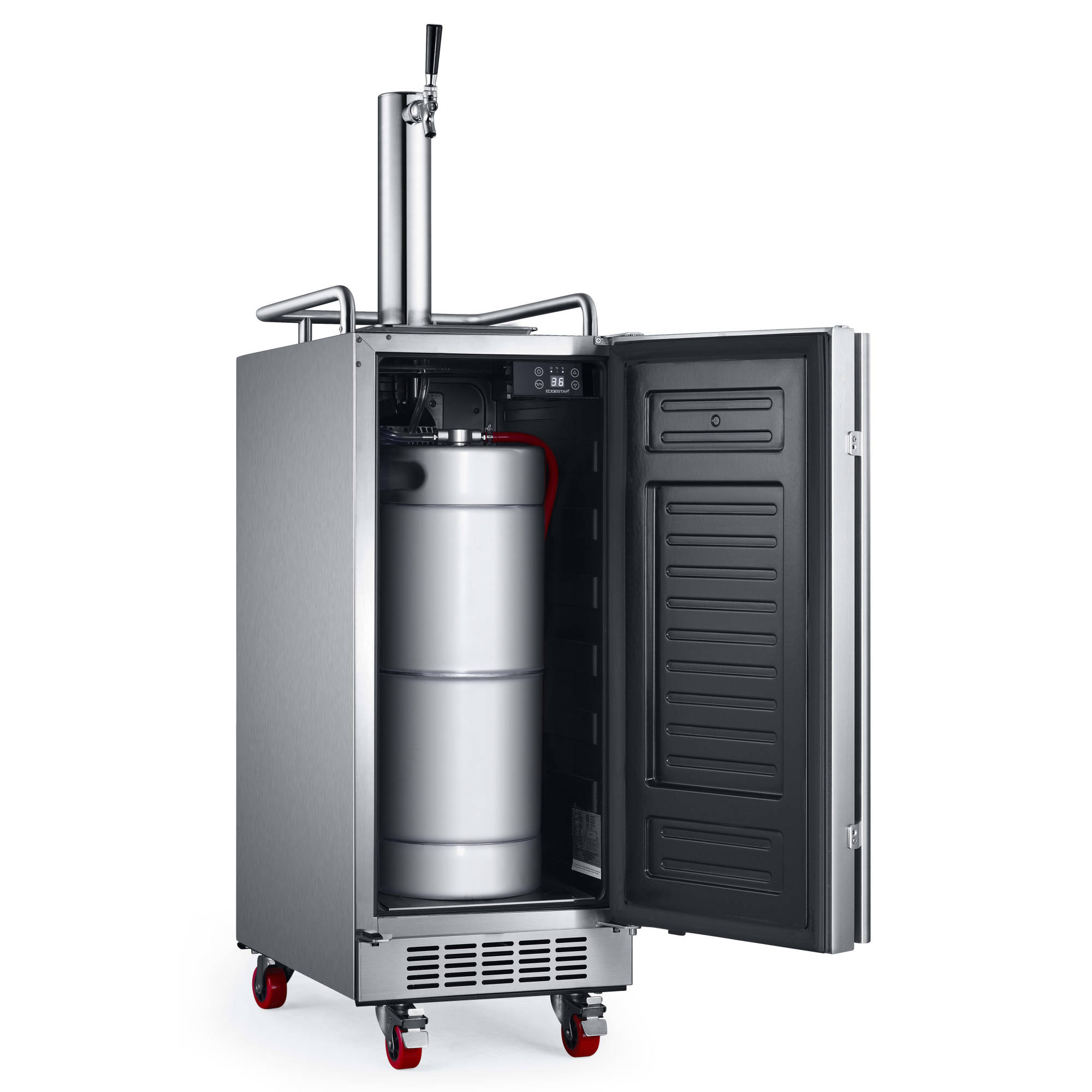 EdgeStar KC1500OD 15"W 1 Tap Outdoor Kegerator Stainless Steel