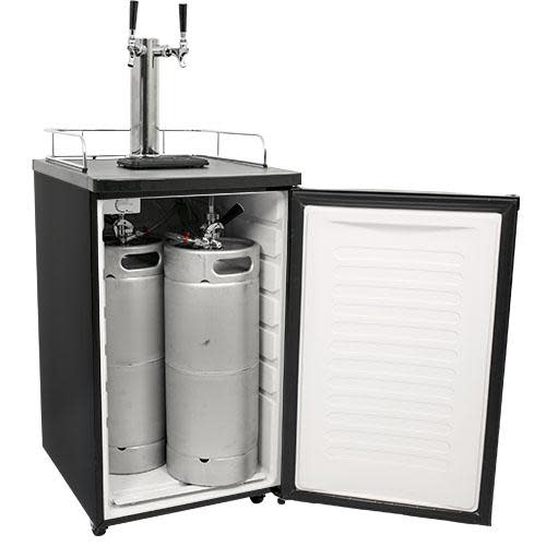 twin tap kegerator