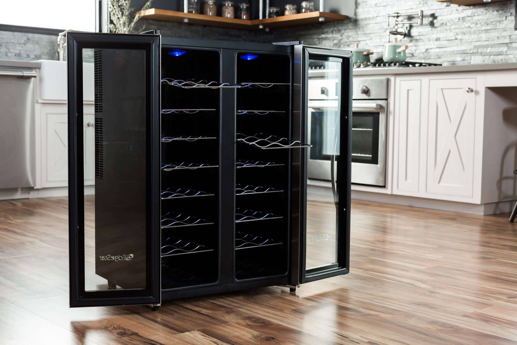 EdgeStar TWR325E 21"W 32 Bottle Wine Cooler Stainless Steel