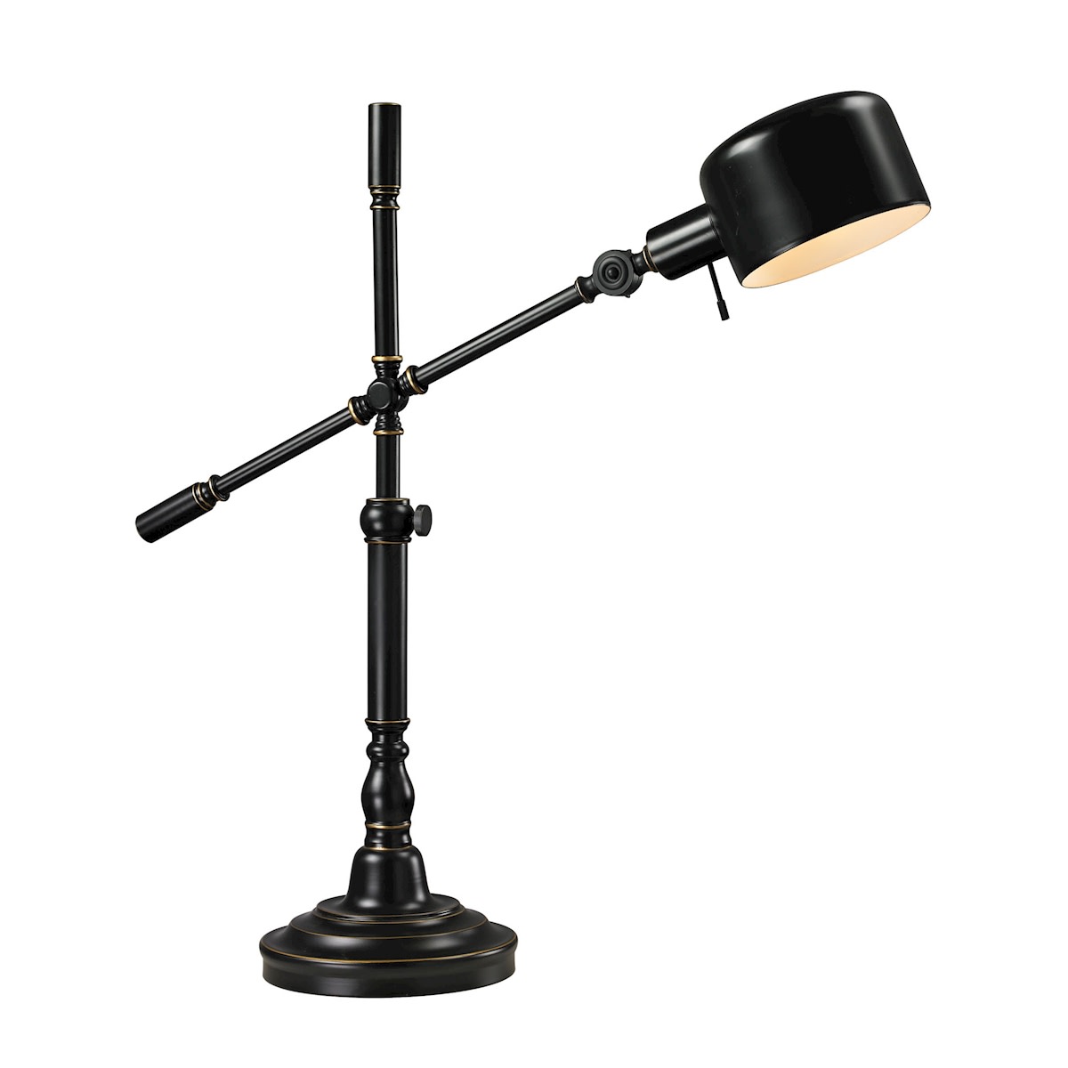 Elk Home D2430 1 Light Boom Arm Table Lamp in Madison Bronze Bronze