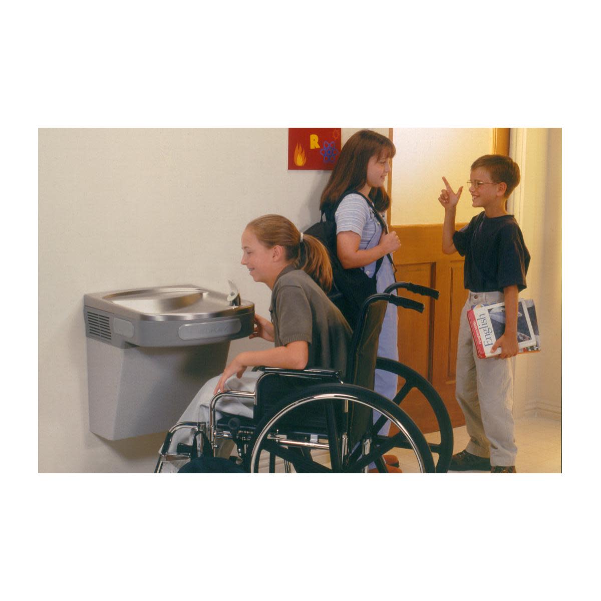 Elkay EZS8 Stainless Steel 18-3/8" Wall Mounted Single Station With