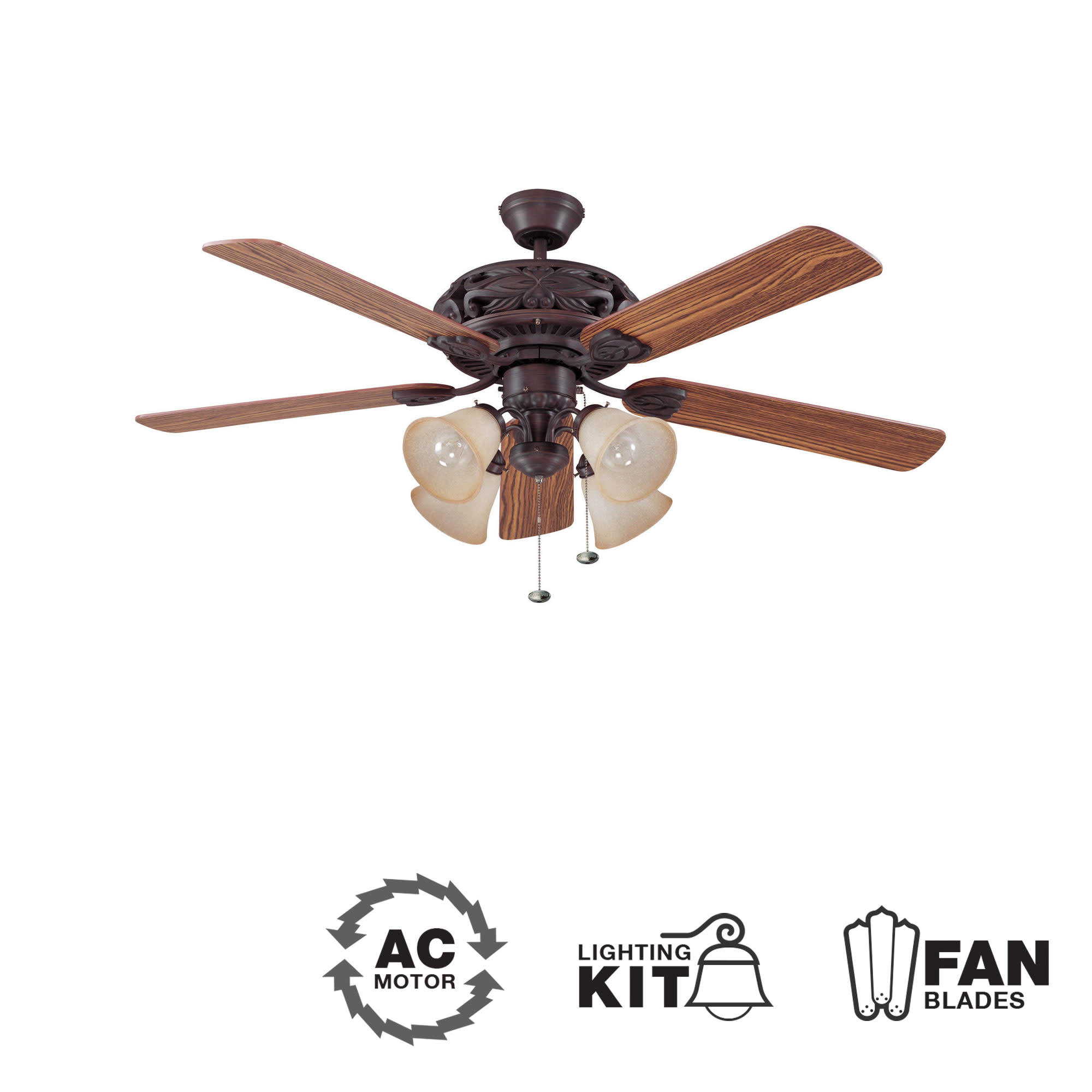 Ellington Fans Grandeur L Classic 52 5 Blade Indoor Ceiling Fan Details About Ellington Fans Grandeur L Classic 52 5 Blade Indoor Ceiling Fan Blades And Li