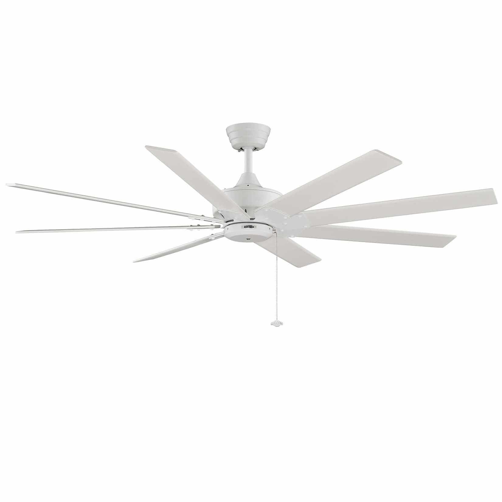Fanimation Levon Matte White 63 8 Blade Ceiling Fan Blades Fanimation Levon 63 8 Blade Fansync Compatible Energy Star Ceiling Fan