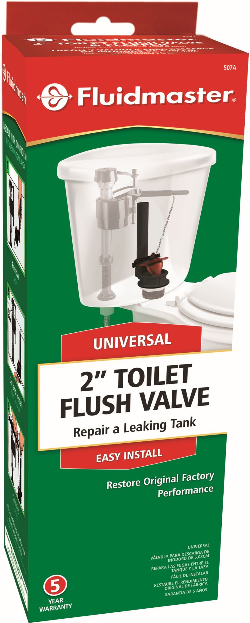 Fluidmaster PerforMAX Fill Valve Flush Valve Toilet Repair, 47% OFF