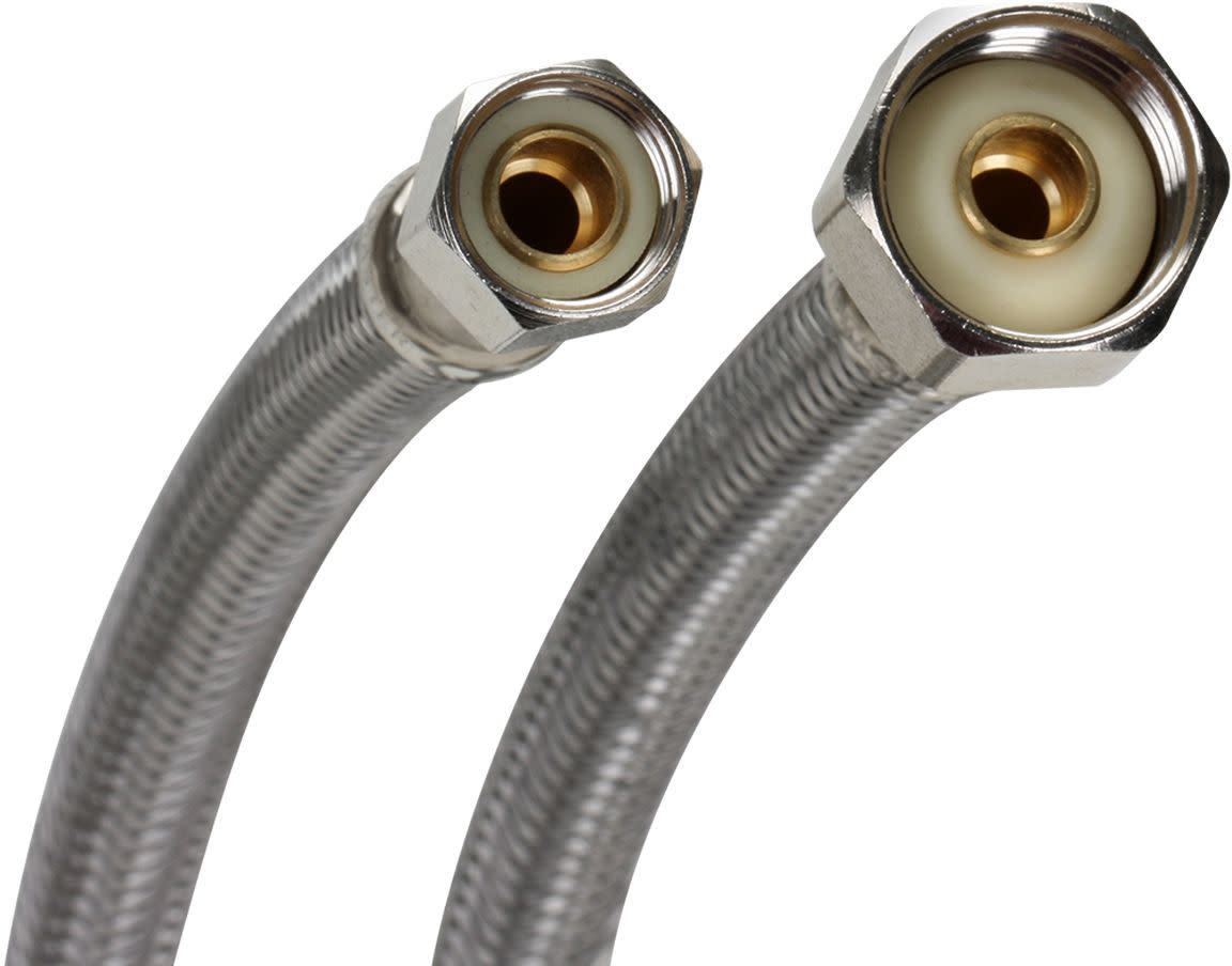 Fluidmaster PRO1F30 30" Faucet Connection Hose, 3/8" Compression X 1/2