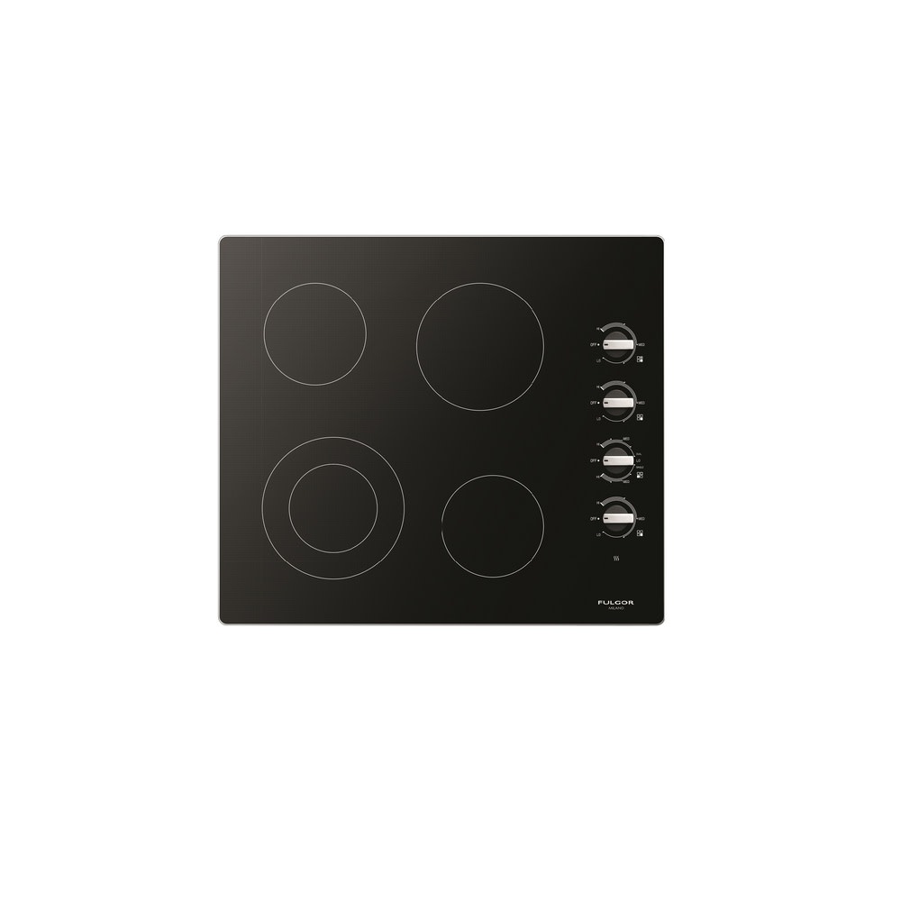 Fulgor Milano F3rk24 24 W Built In Electric Cooktop Black